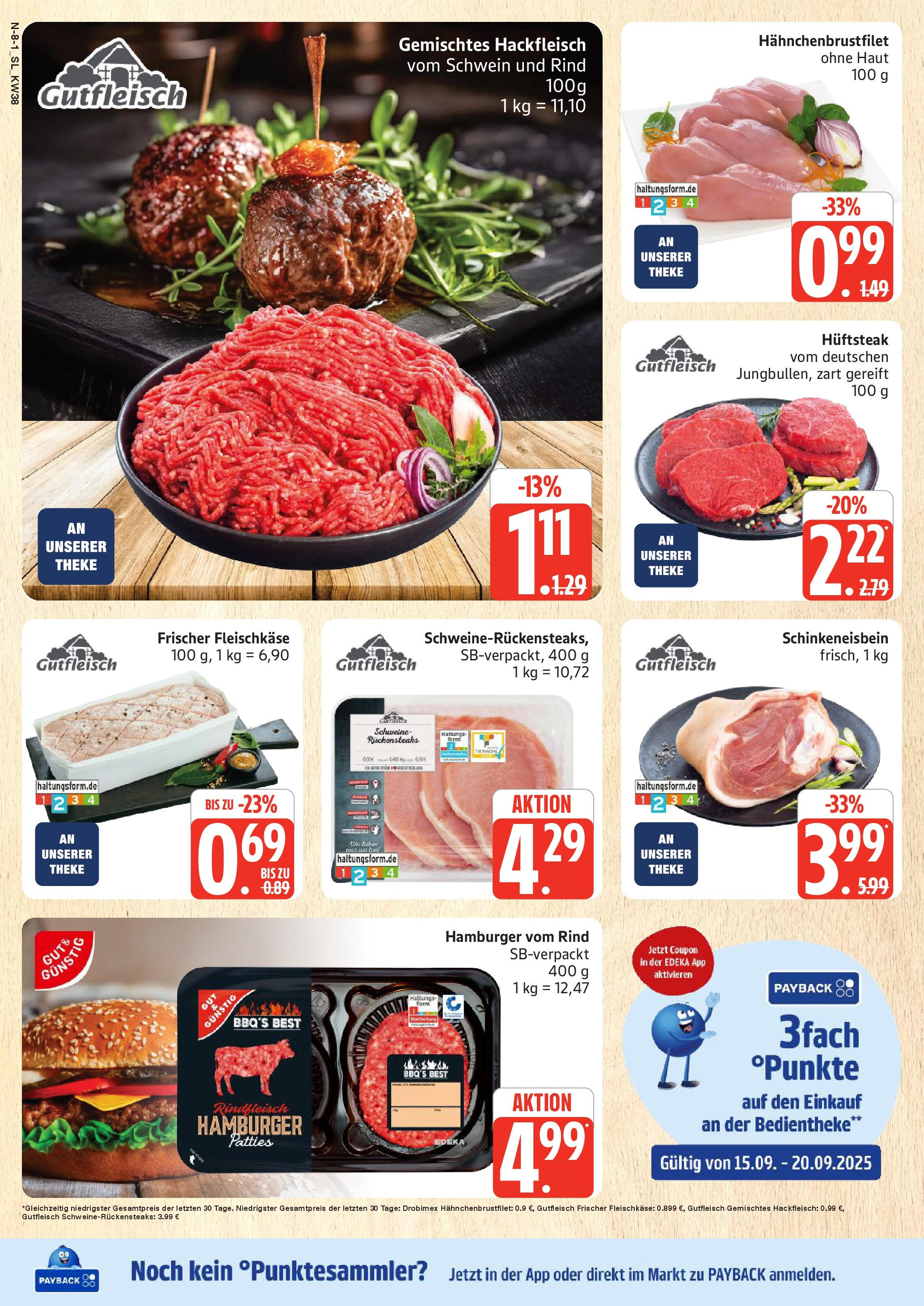 Marktkauf - Marktkauf: Wochenangebote (ab 14.09.2025) » Angebote online | Seite: 8 | Produkte: Theke, Rindfleisch, Hackfleisch