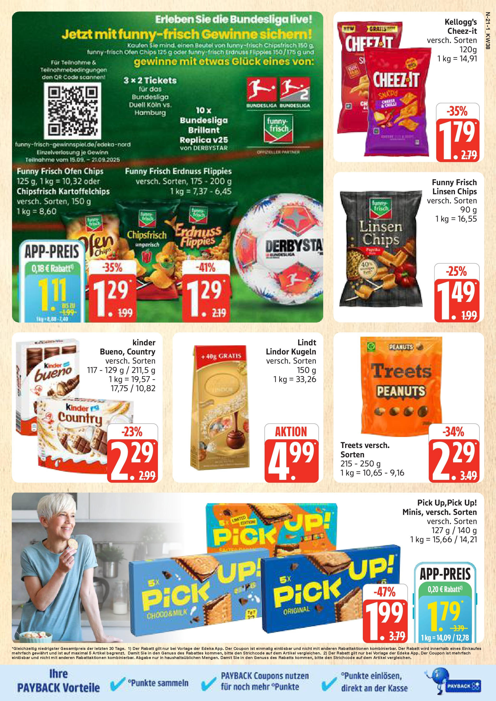 Marktkauf - Marktkauf: Wochenangebote (ab 14.09.2025) » Angebote online | Seite: 21 | Produkte: Ofen, Funny frisch, Lindt, Chips