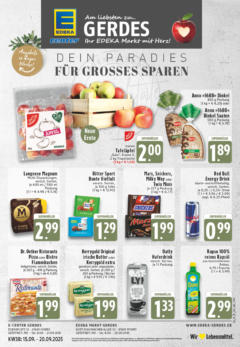 Edeka prospekt Moers-Rheinkamp	 ab 14.09.2025 gültig