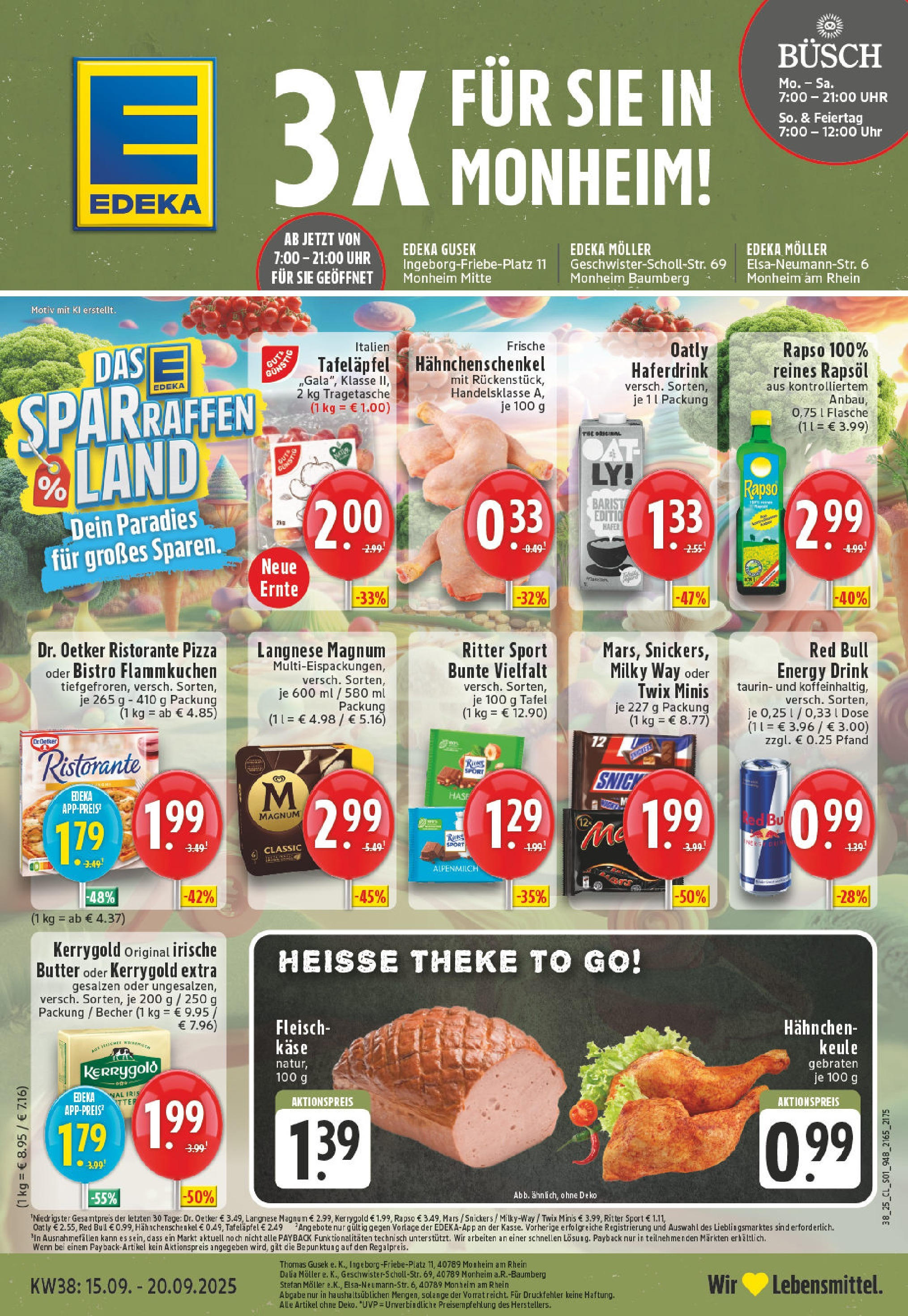 Edeka prospekt Monheim-Baumberg	 (ab 14.09.2025) » Angebote Online | Seite: 1