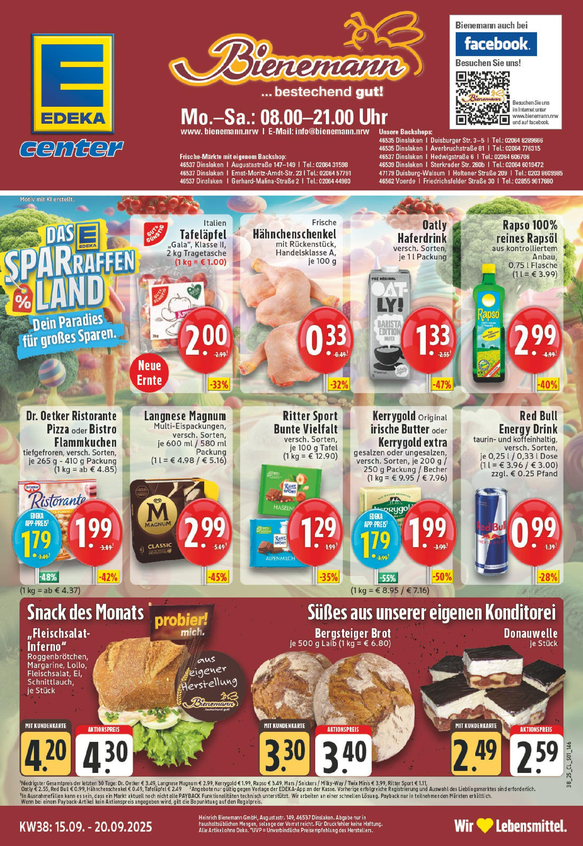Edeka prospekt Dinslaken	 (ab 14.09.2025) » Angebote Online | Seite: 1