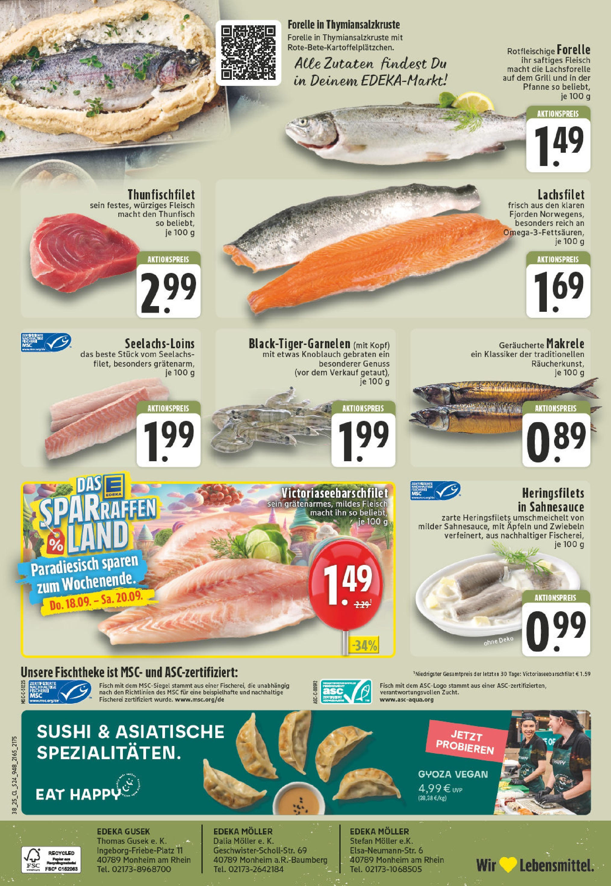 Edeka prospekt Monheim-Baumberg	 (ab 14.09.2025) » Angebote Online | Seite: 26