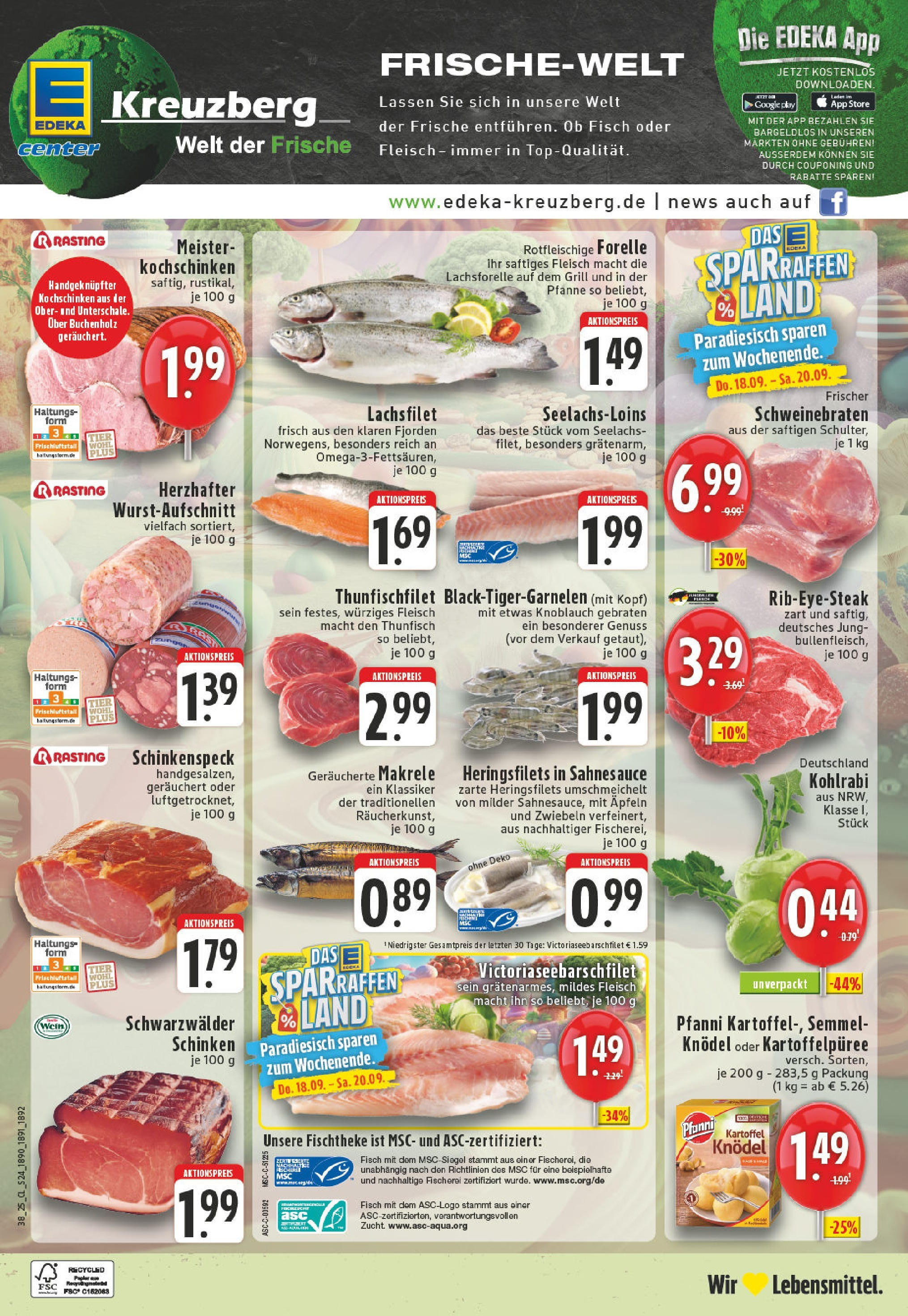Edeka prospekt Koblenz (ab 14.09.2025) » Angebote Online | Seite: 26 | Produkte: Grill, Thunfisch, Kohlrabi, Fisch Edeka prospekt Koblenz (ab 14.09.2025) » Angebote Online | Seite: 26 | Produkte: Grill, Thunfisch, Kohlrabi, Fisch