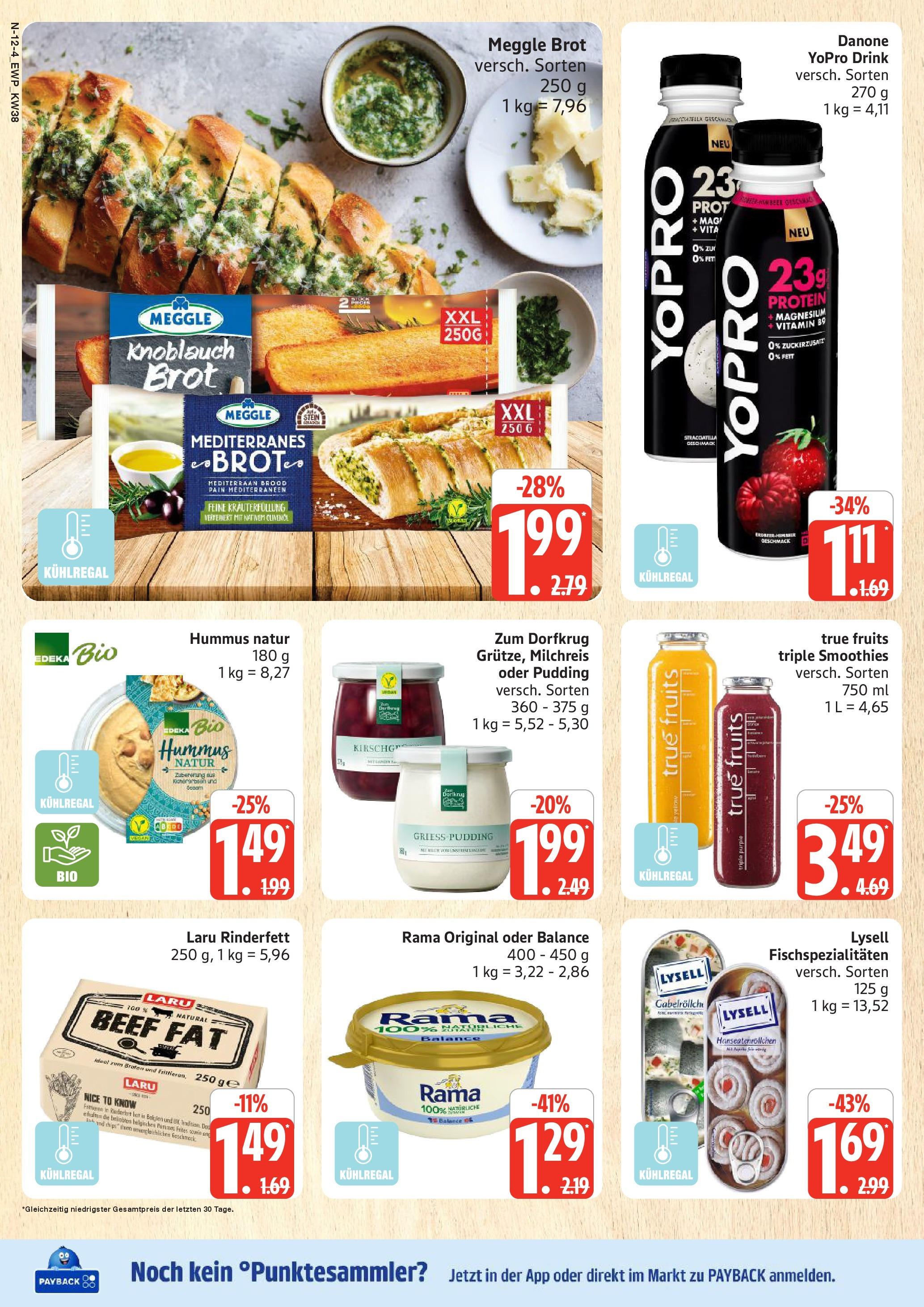 Edeka prospekt Rostock (ab 14.09.2025) » Angebote Online | Seite: 12 | Produkte: Margarine, Rama, Pudding, Knoblauch Edeka prospekt Rostock (ab 14.09.2025) » Angebote Online | Seite: 12 | Produkte: Margarine, Rama, Pudding, Knoblauch