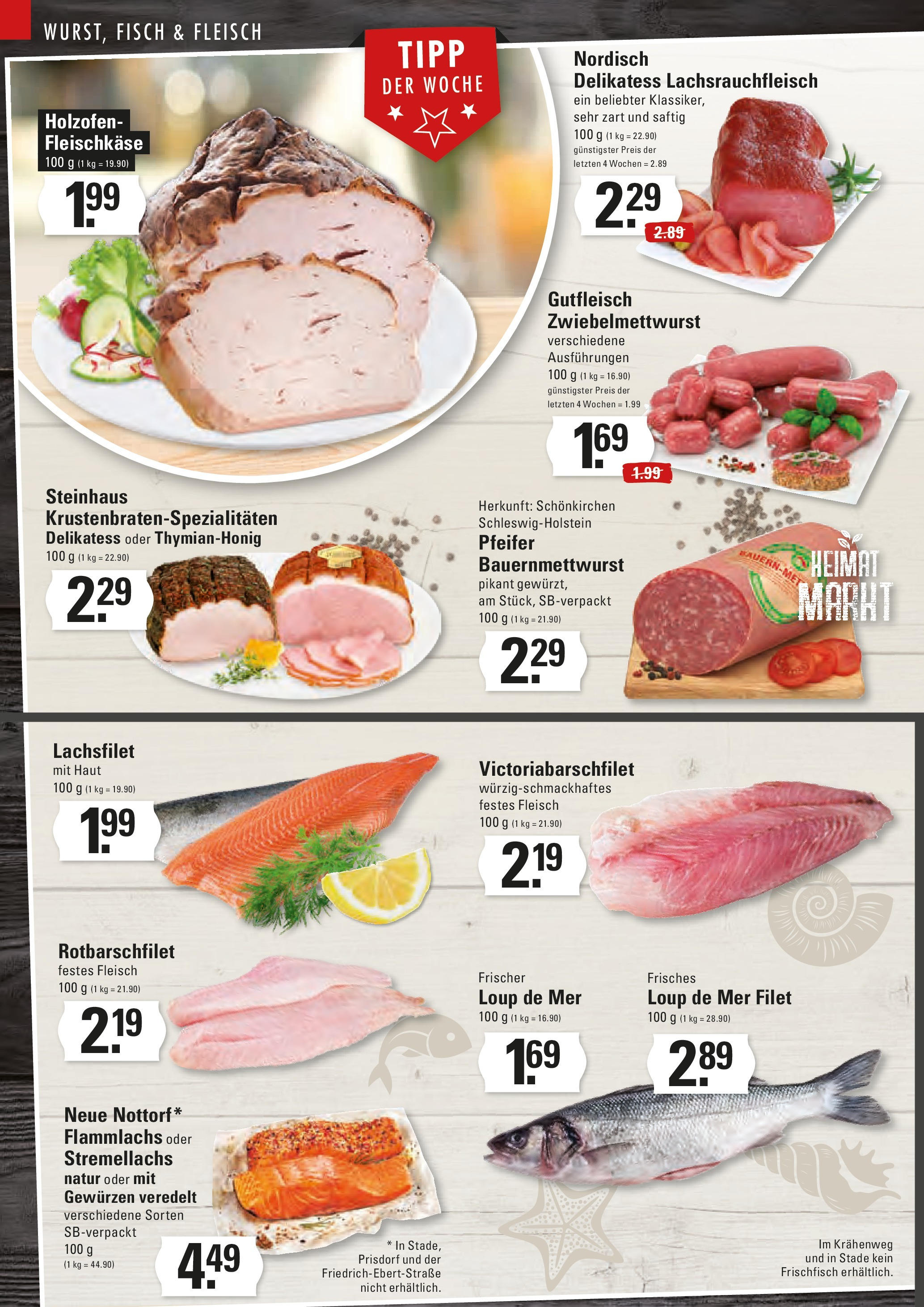 Edeka prospekt Hamburg	 (ab 14.09.2025) » Angebote Online | Seite: 4 | Produkte: Fisch, Fleisch