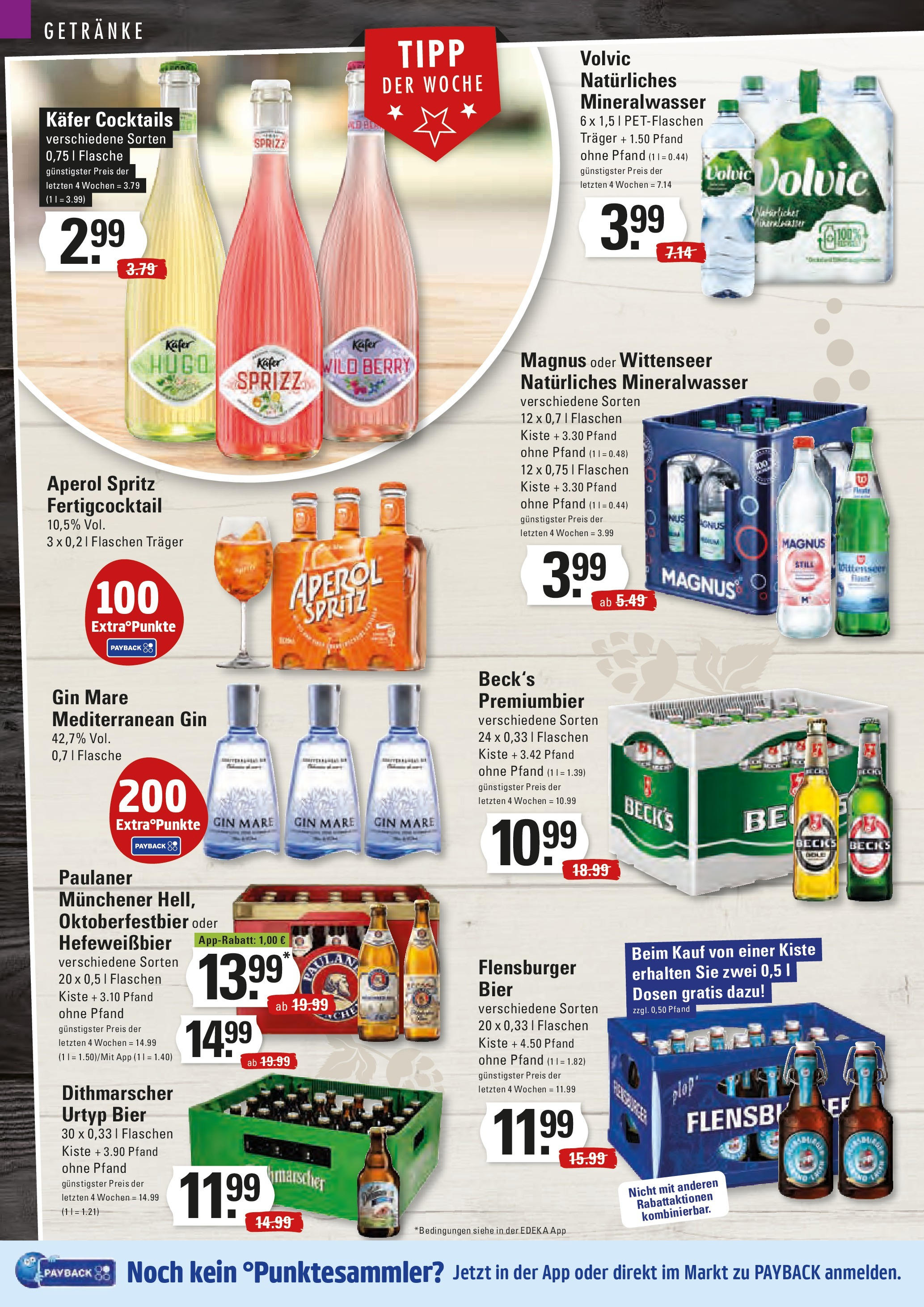 Edeka prospekt Hamburg	 (ab 14.09.2025) » Angebote Online | Seite: 10 | Produkte: Aperol, Volvic, Hugo, Paulaner