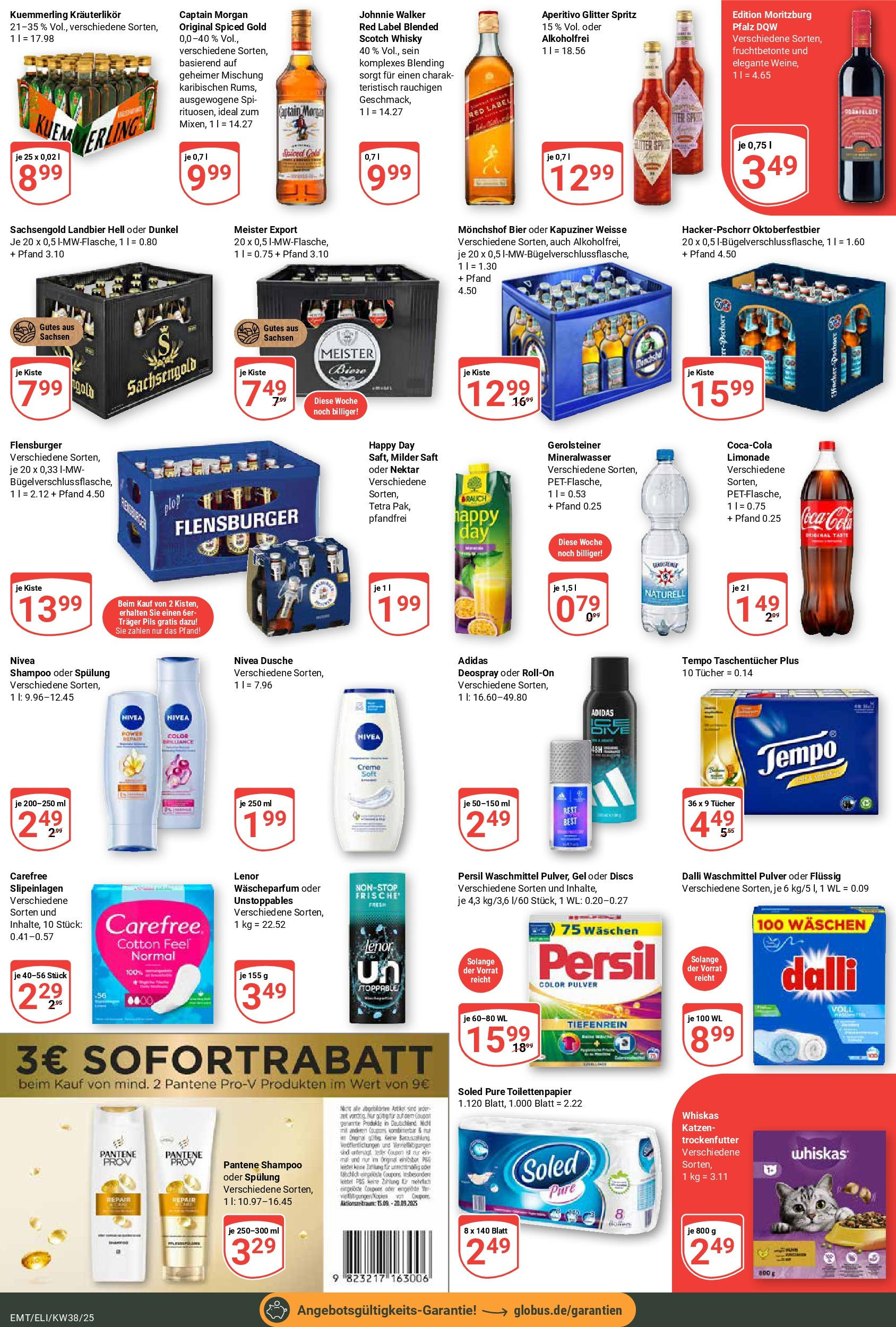 Globus prospekt Mittelhausen (ab 14.09.2025) » Angebote ab Montag | Seite: 4 | Produkte: Dusche, Pils, Saft, Toilettenpapier Globus prospekt Mittelhausen (ab 14.09.2025) » Angebote online | Seite: 4 | Produkte: Dusche, Pils, Saft, Toilettenpapier