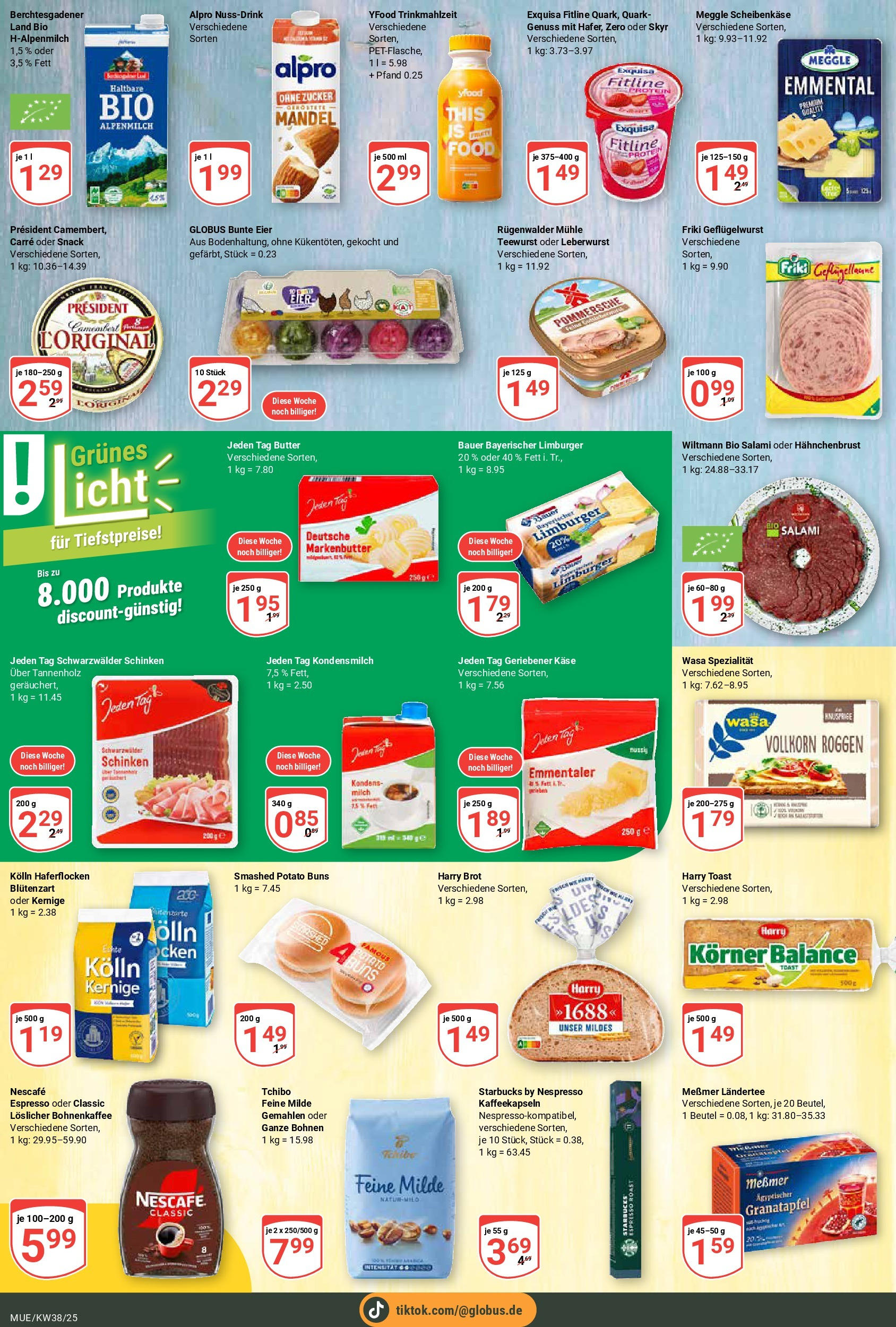 Globus prospekt Mühldorf	 (ab 14.09.2025) » Angebote online | Seite: 9 | Produkte: Kolln, Messmer, Skyr, Exquisa