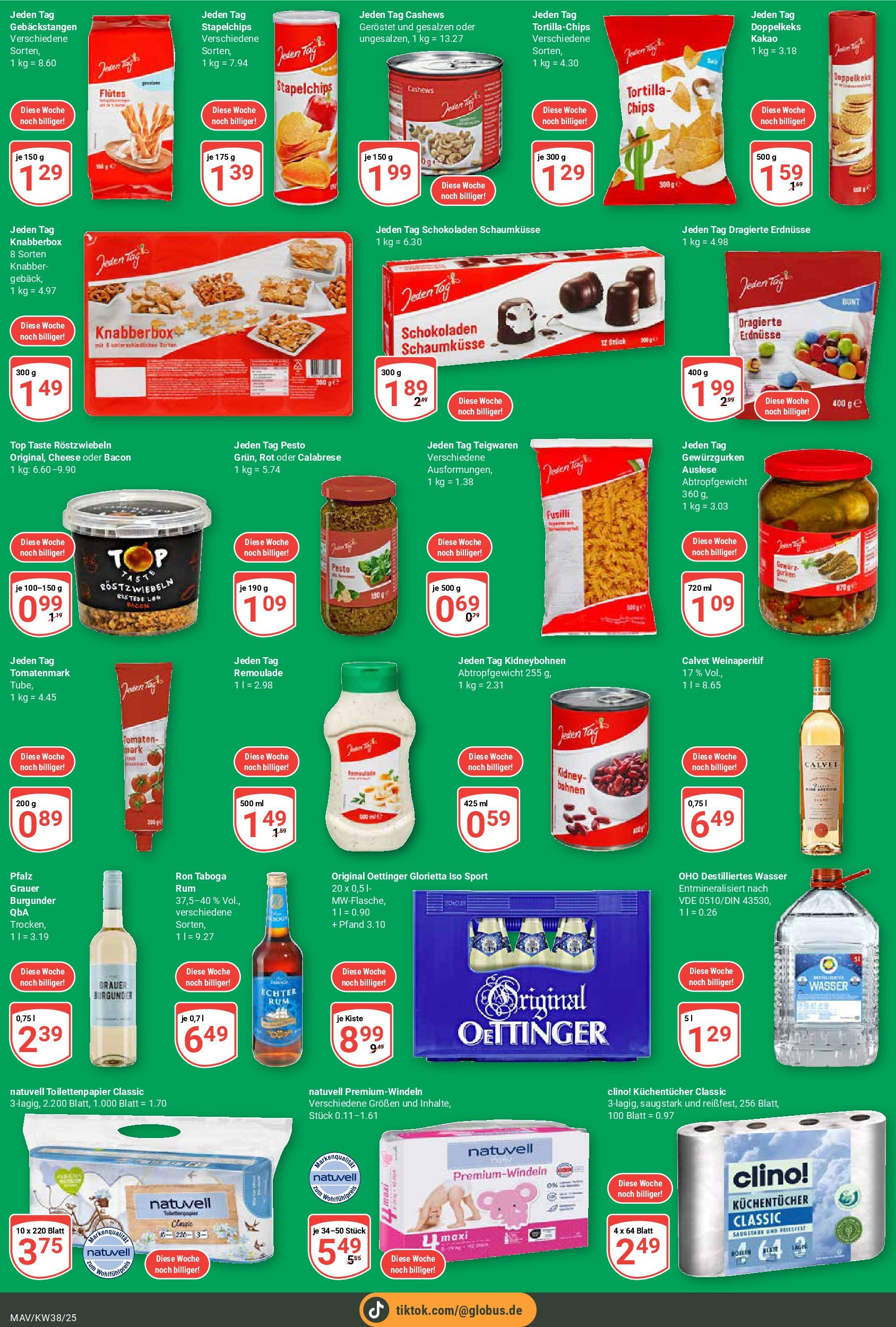 Globus prospekt Mannheim	 (ab 14.09.2025) » Angebote online | Seite: 7 | Produkte: Top, Erdnüsse, Wasser, Chips
