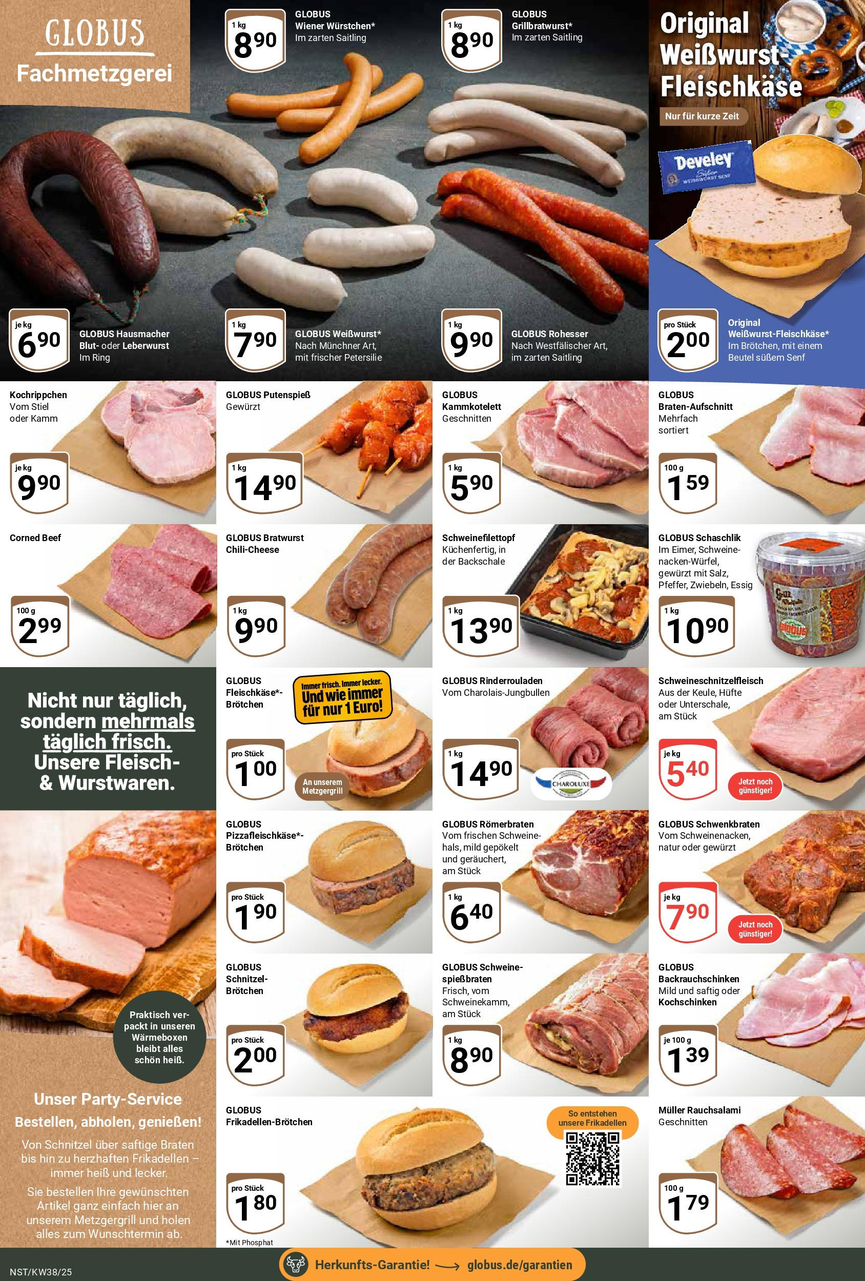 Globus prospekt Neustadt (ab 14.09.2025) » Angebote ab Montag | Seite: 10 | Produkte: Essig, Bratwurst, Weißwurst, Fleisch Globus prospekt Neustadt (ab 14.09.2025) » Angebote online | Seite: 10 | Produkte: Essig, Bratwurst, Weißwurst, Fleisch