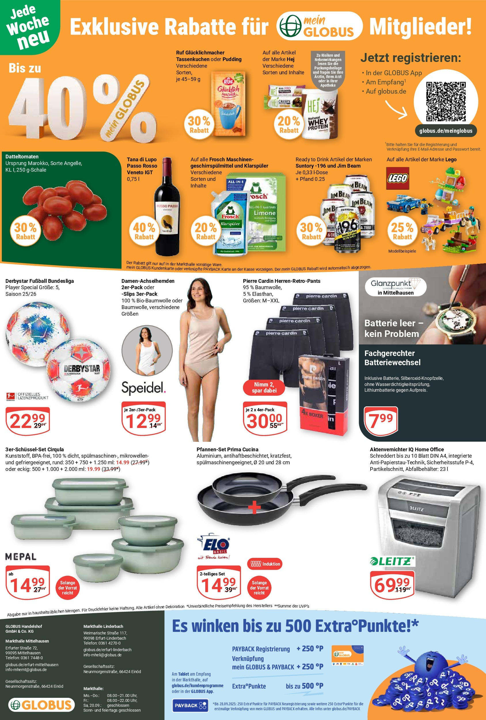 Globus prospekt Mittelhausen (ab 14.09.2025) » Angebote ab Montag | Seite: 29 | Produkte: Aktenvernichter, Pudding, Fußball, Boxer Globus prospekt Mittelhausen (ab 14.09.2025) » Angebote online | Seite: 29 | Produkte: Aktenvernichter, Pudding, Fußball, Boxer