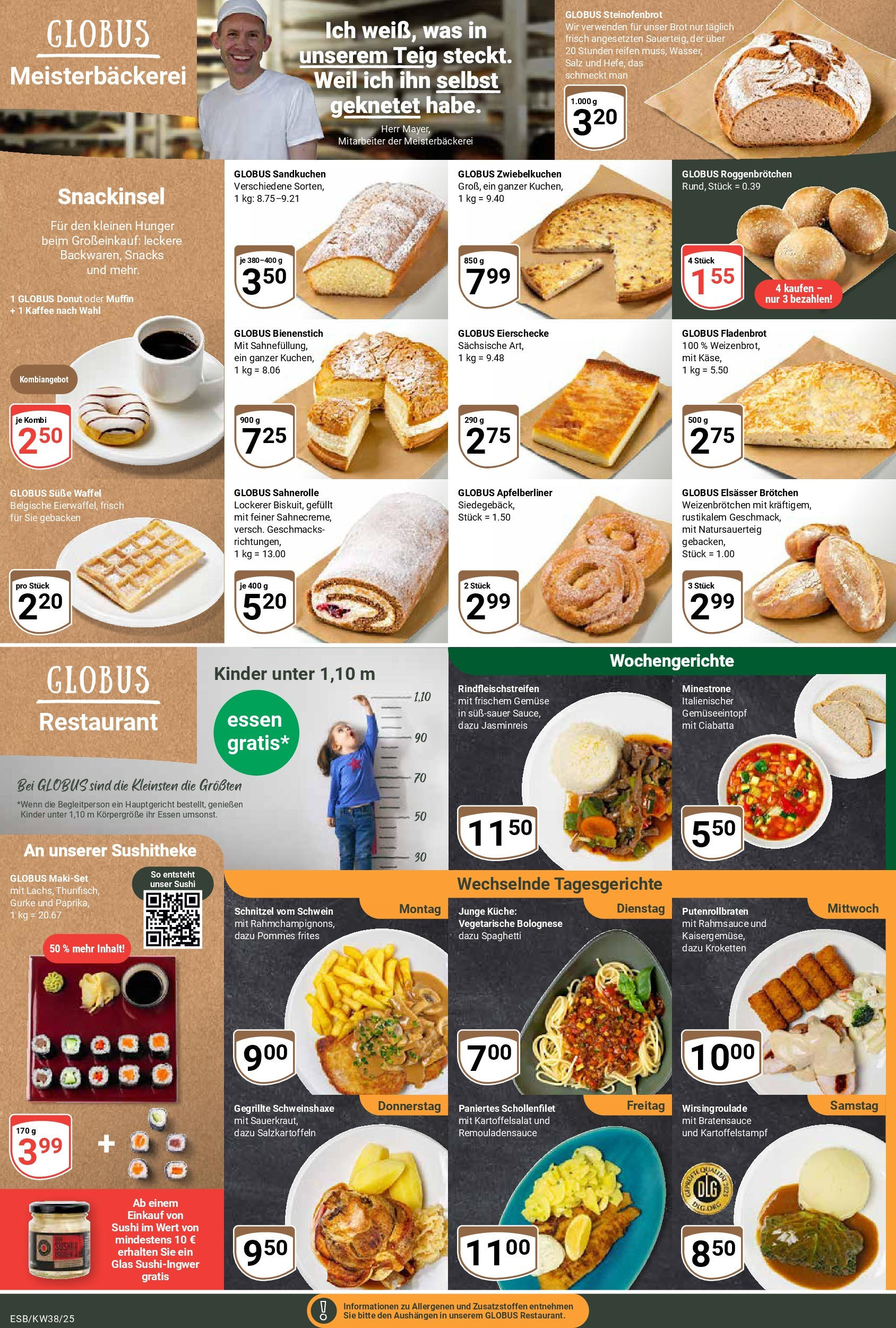 Globus prospekt Eschborn	 (ab 14.09.2025) » Angebote online | Seite: 7 | Produkte: Jasminreis, Küche, Schnitzel, Salz