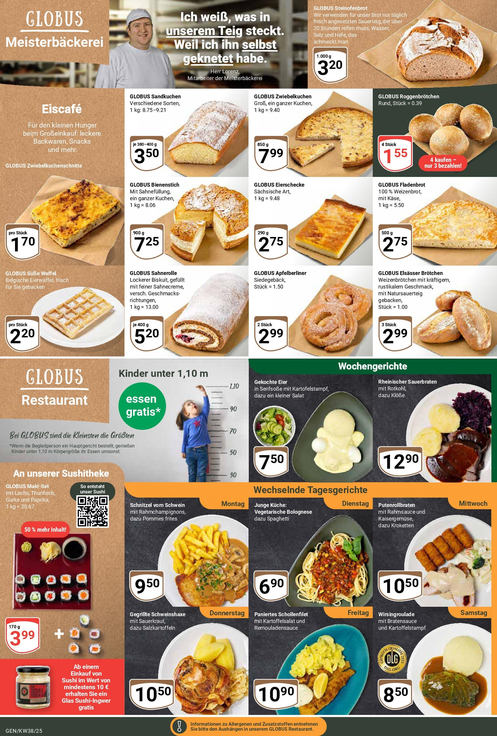 Globus prospekt Gensingen	 (ab 14.09.2025) » Angebote online | Seite: 5 | Produkte: Küche, Schnitzel, Salz, Salat
