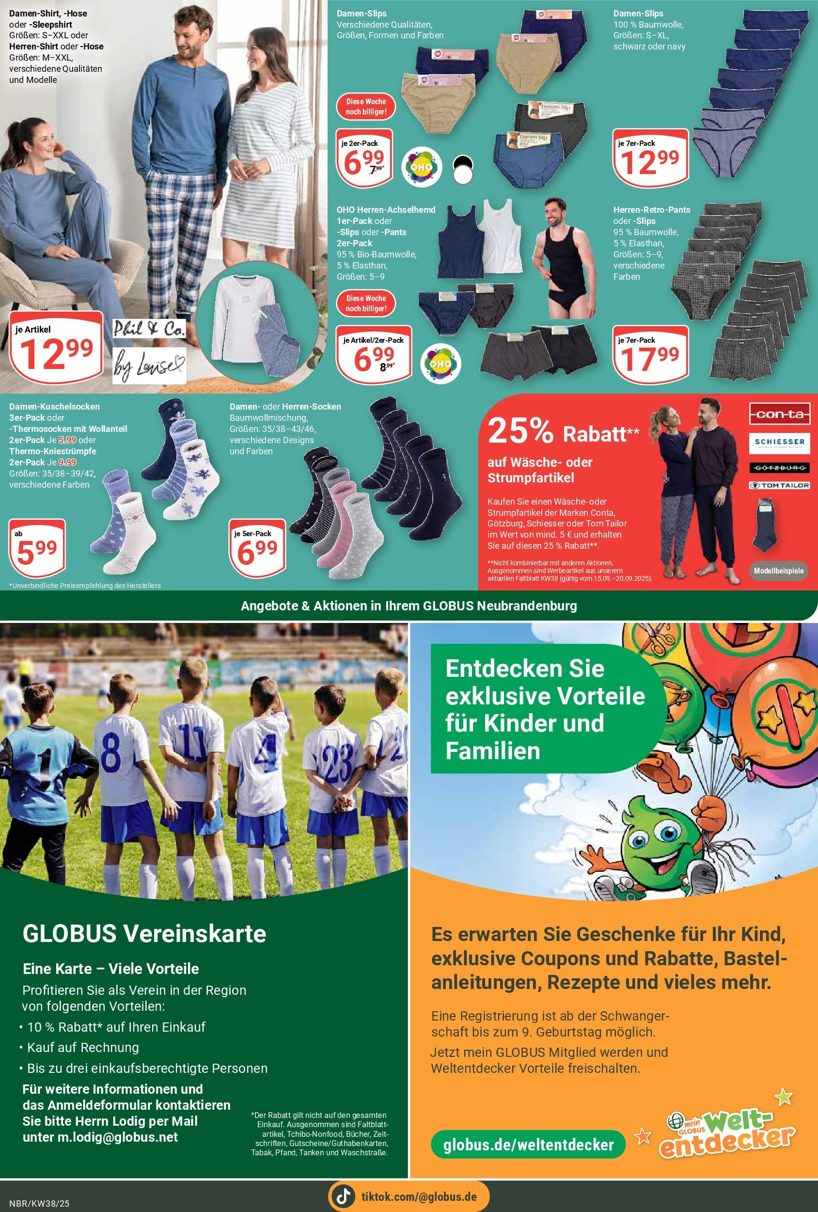 Globus prospekt Neubrandenburg	 (ab 14.09.2025) » Angebote online | Seite: 24