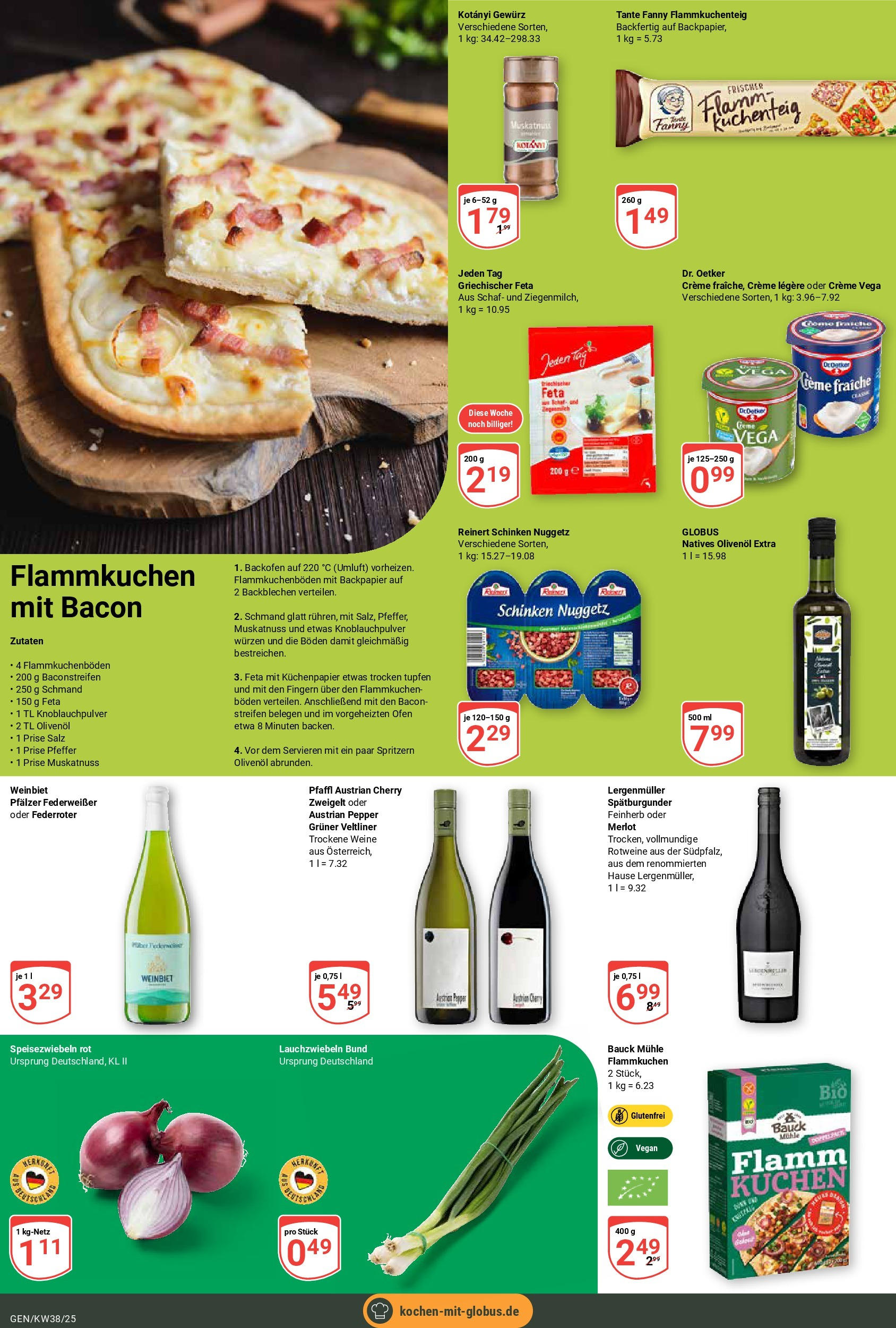 Globus prospekt Gensingen	 (ab 14.09.2025) » Angebote online | Seite: 13 | Produkte: Creme, Pfeffer, Backofen, Schinken