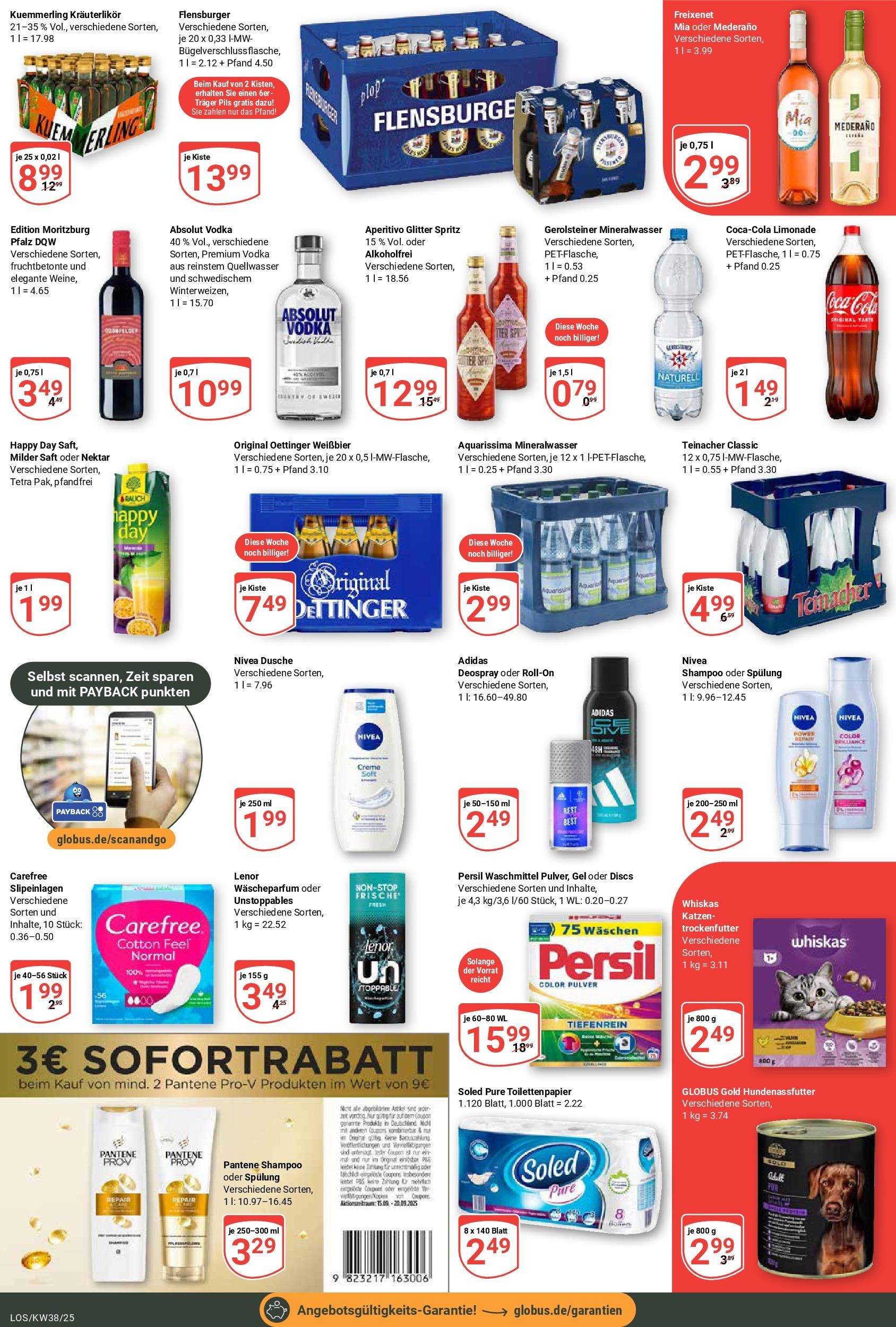 Globus prospekt Losheim Am See (ab 14.09.2025) » Angebote ab Montag | Seite: 3 | Produkte: Lenor, Weißbier, Shampoo, Deospray Globus prospekt Losheim Am See (ab 14.09.2025) » Angebote online | Seite: 3 | Produkte: Lenor, Weißbier, Shampoo, Deospray