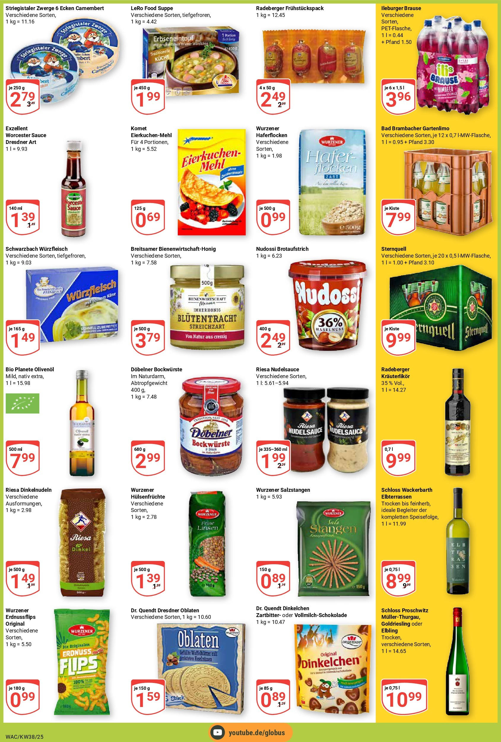 Globus prospekt Markkleeberg	 (ab 14.09.2025) » Angebote online | Seite: 2 | Produkte: Wiener wurstchen, Mehl, Bad, Küche