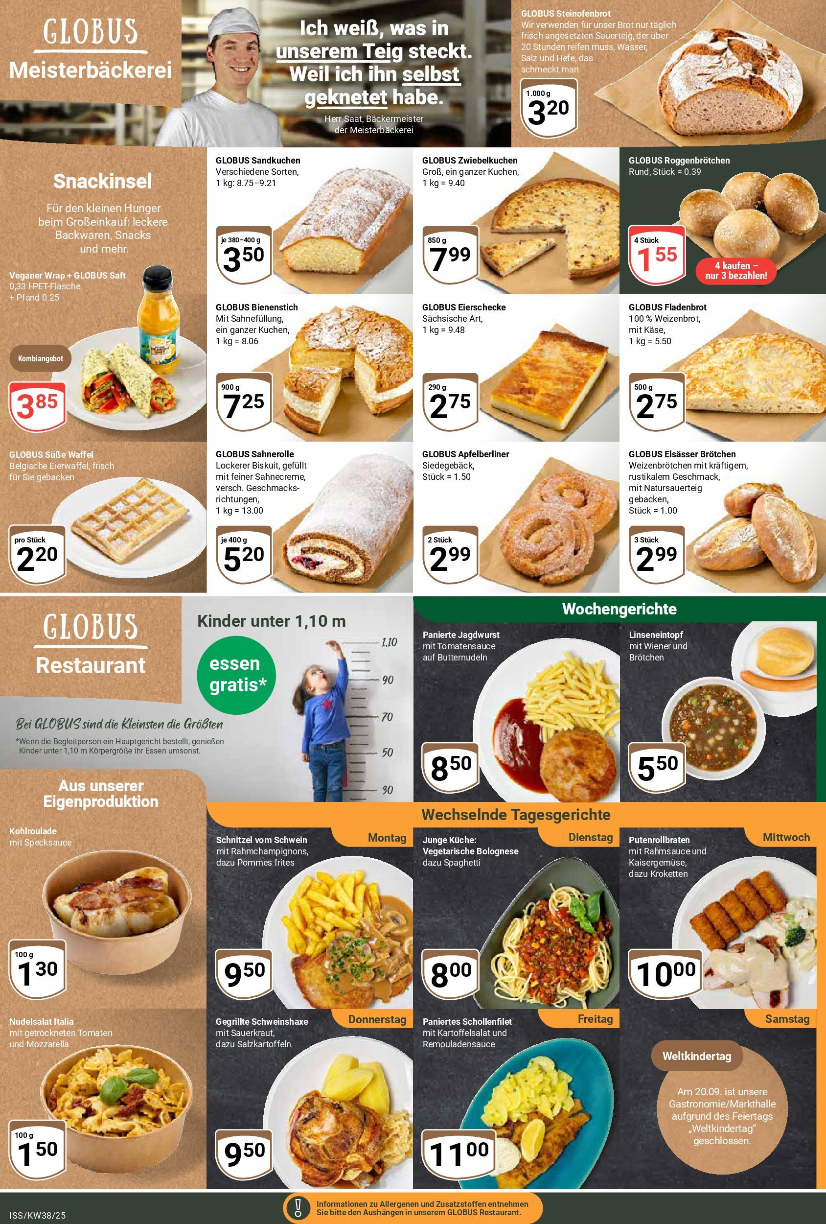 Globus prospekt Isserstedt	 (ab 14.09.2025) » Angebote online | Seite: 5 | Produkte: Pommes, Küche, Pommes frites, Salz