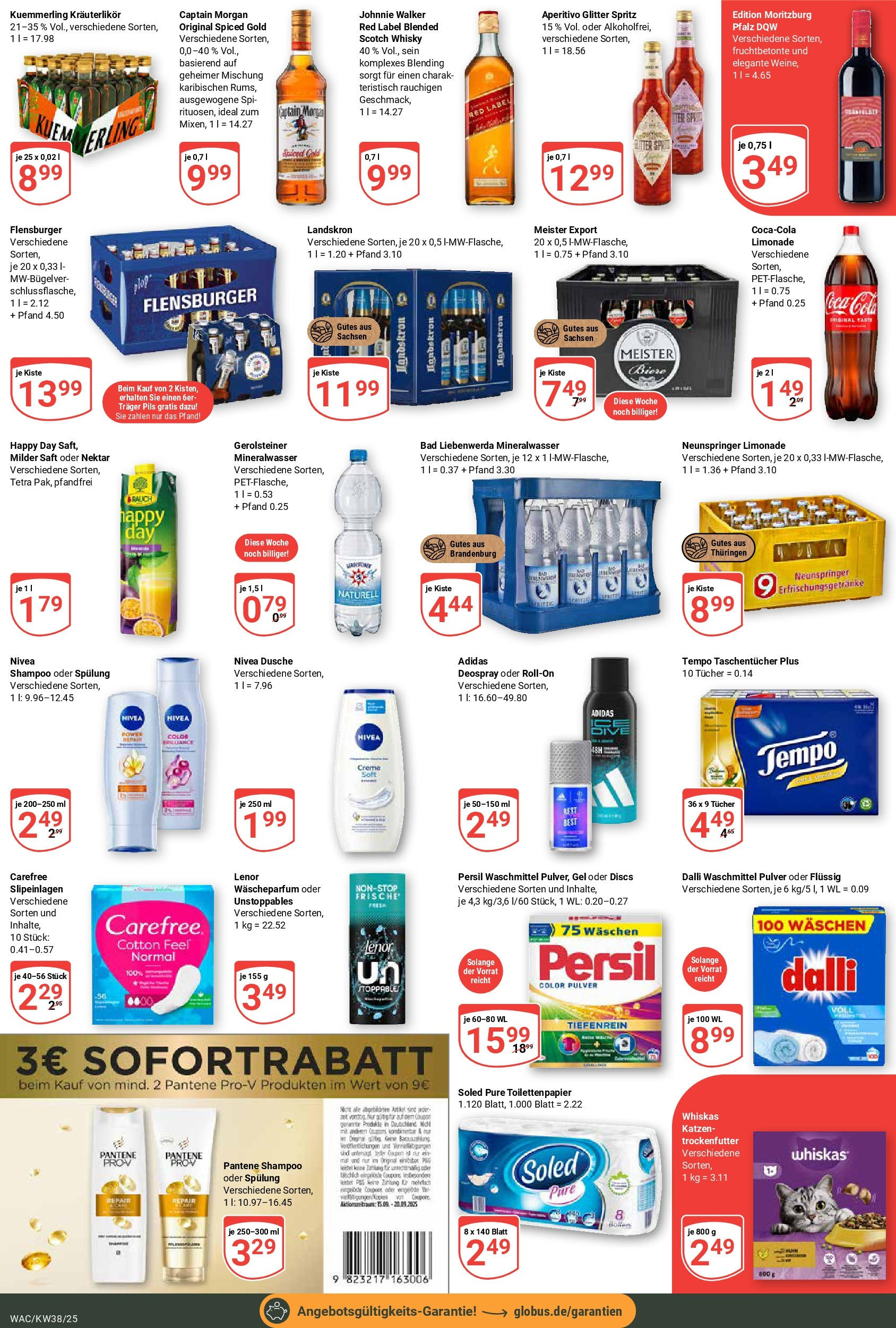 Globus prospekt Markkleeberg	 (ab 14.09.2025) » Angebote online | Seite: 5 | Produkte: Lenor, Tempo, Deospray, Whiskas