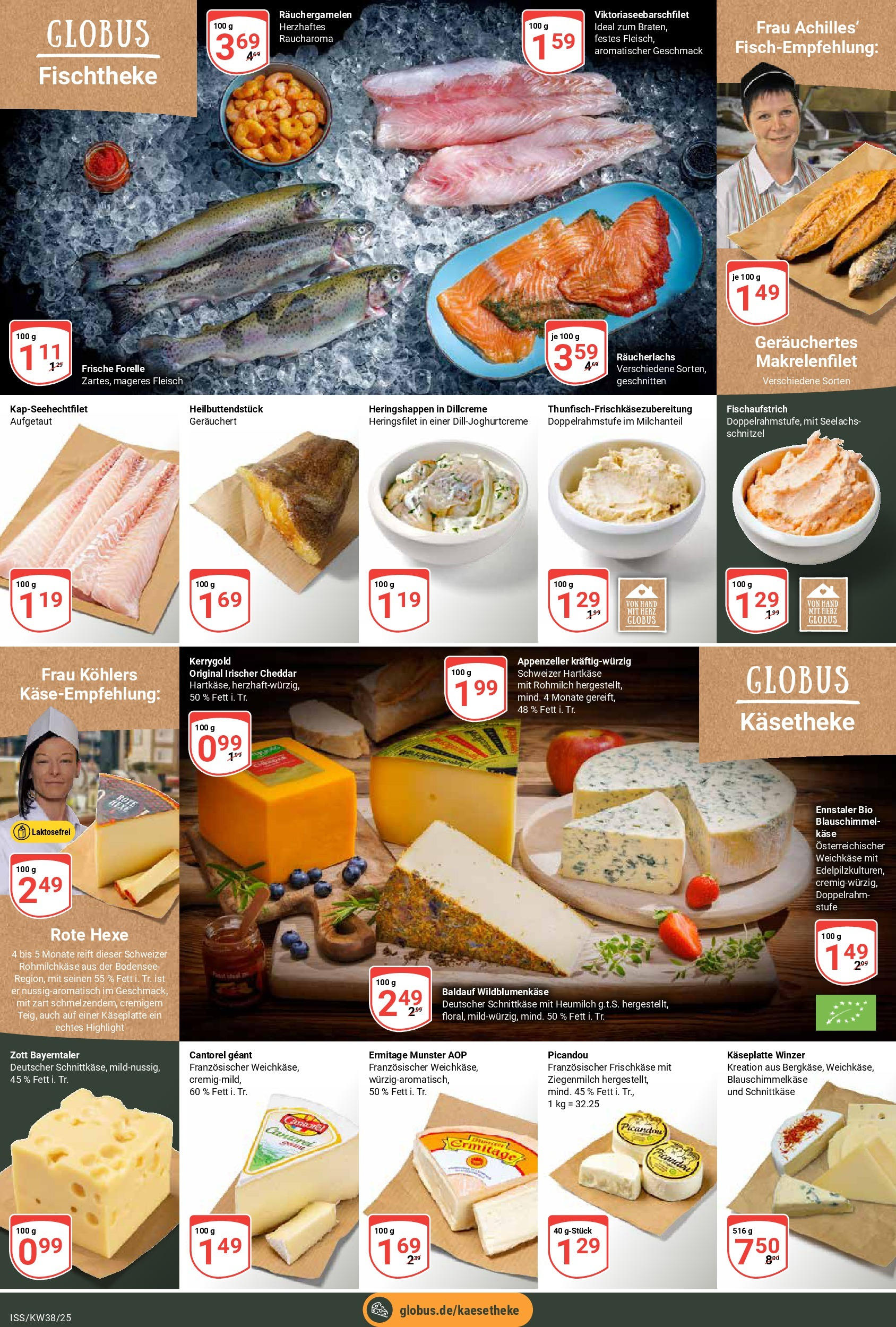 Globus prospekt Isserstedt	 (ab 14.09.2025) » Angebote online | Seite: 7 | Produkte: Käse, Schnitzel, Räucherlachs, Frischkase