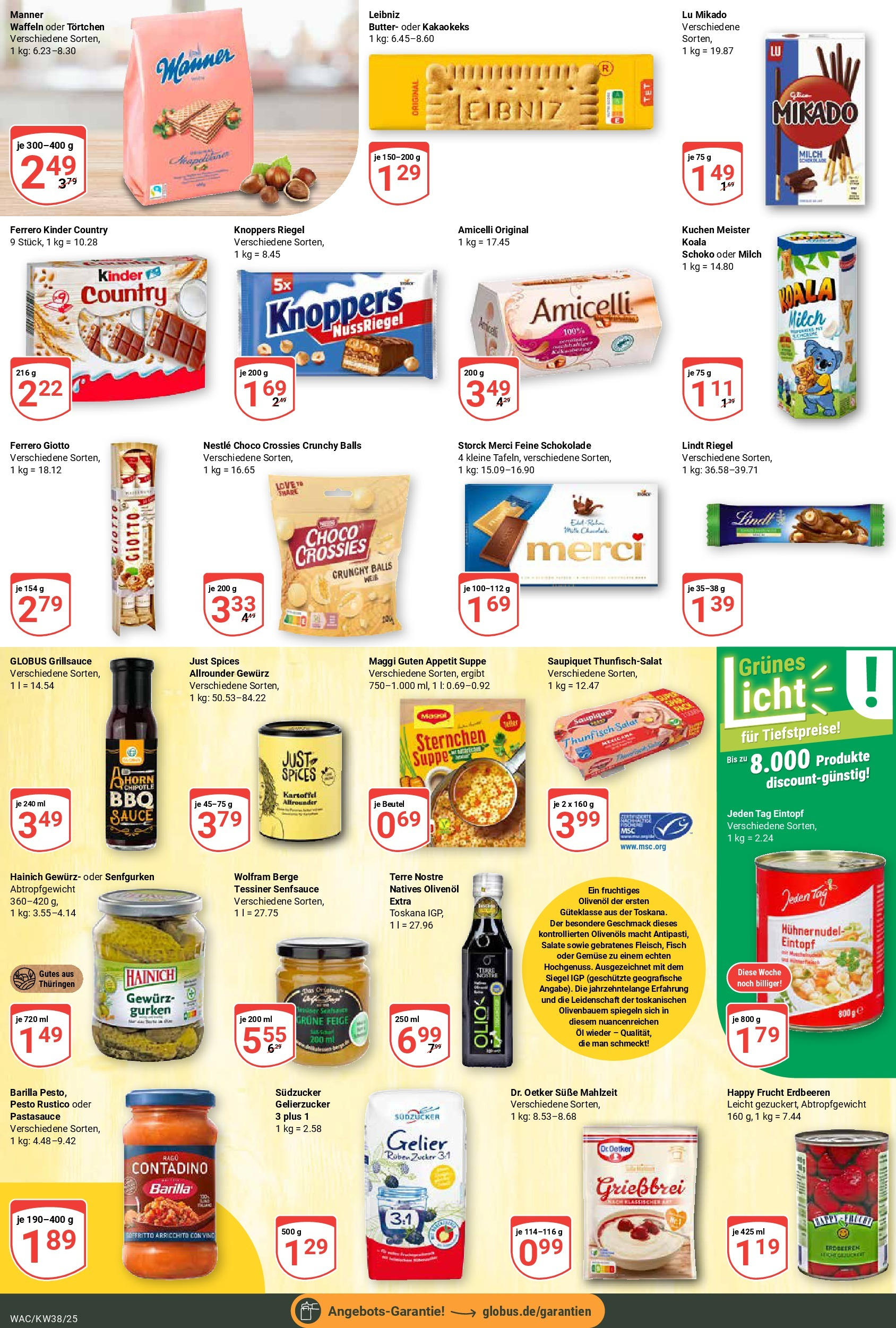 Globus prospekt Markkleeberg	 (ab 14.09.2025) » Angebote online | Seite: 14 | Produkte: Milch, Gemüse, Zucker, Salat