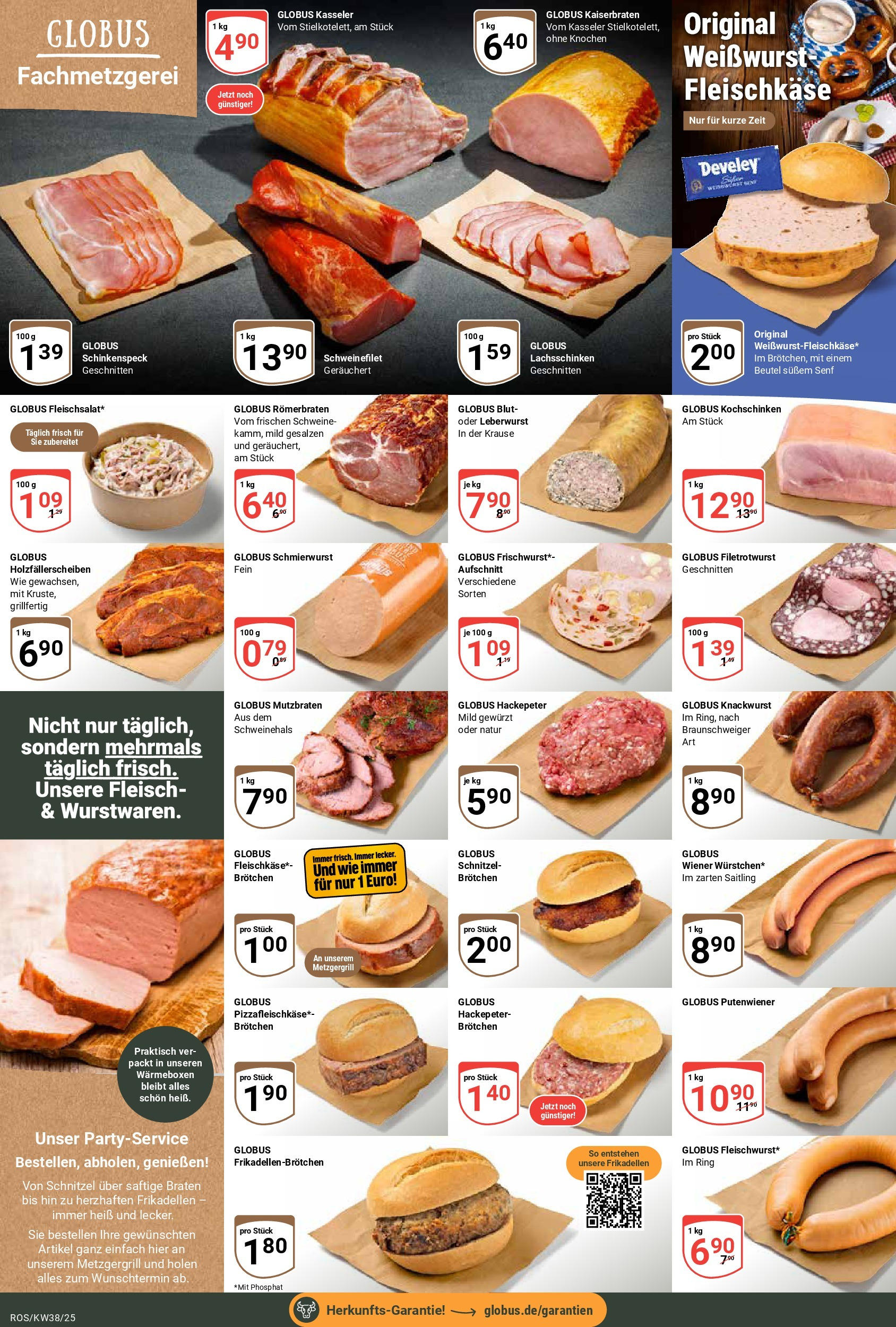 Globus prospekt Lambrechtshagen (ab 14.09.2025) » Angebote ab Montag | Seite: 6 | Produkte: Weißwurst, Schnitzel, Schweinefilet, Fleisch Globus prospekt Lambrechtshagen (ab 14.09.2025) » Angebote online | Seite: 6 | Produkte: Weißwurst, Schnitzel, Schweinefilet, Fleisch