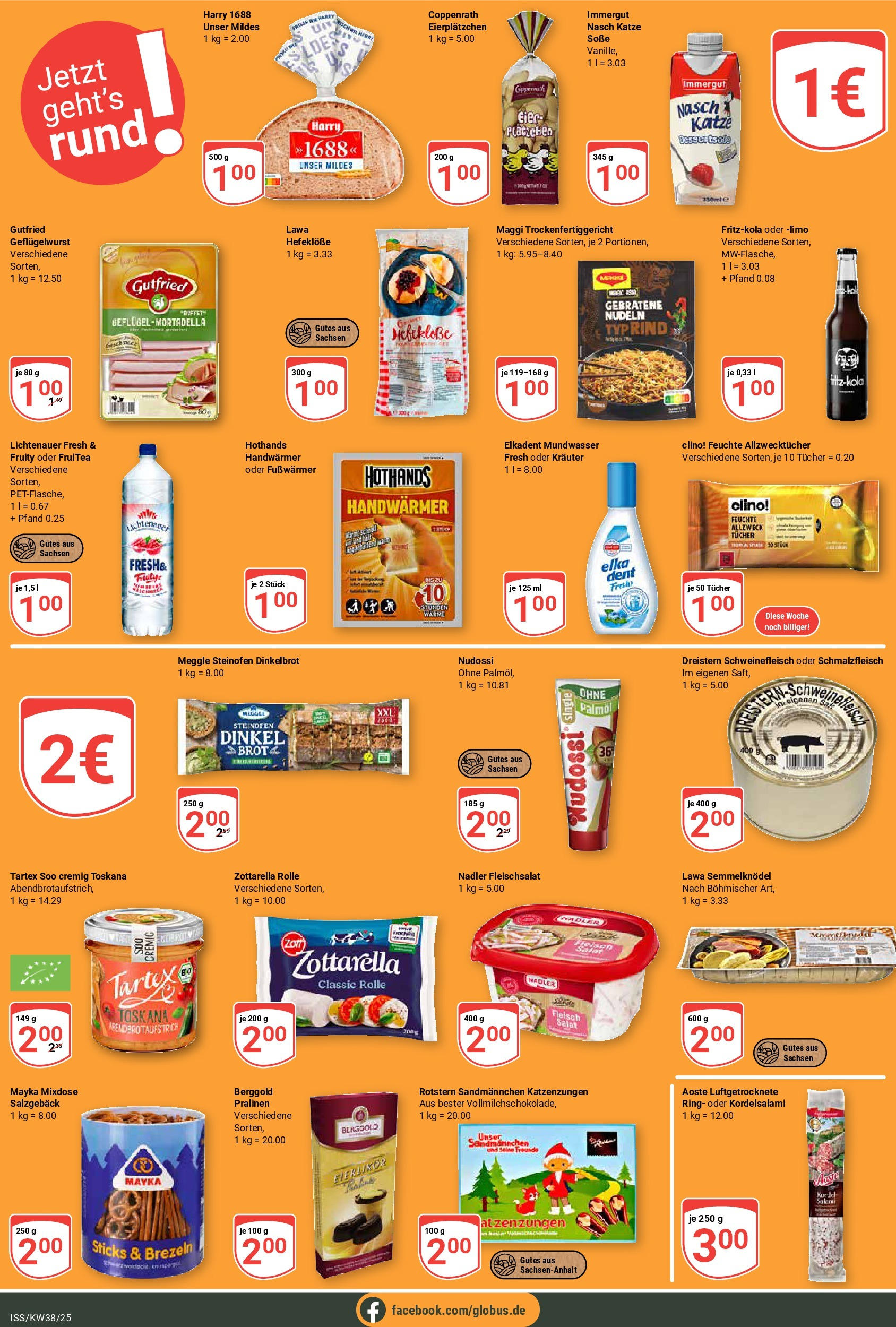 Globus prospekt Isserstedt	 (ab 14.09.2025) » Angebote online | Seite: 22 | Produkte: Maggi, Mundwasser, Schweinefleisch, Salat