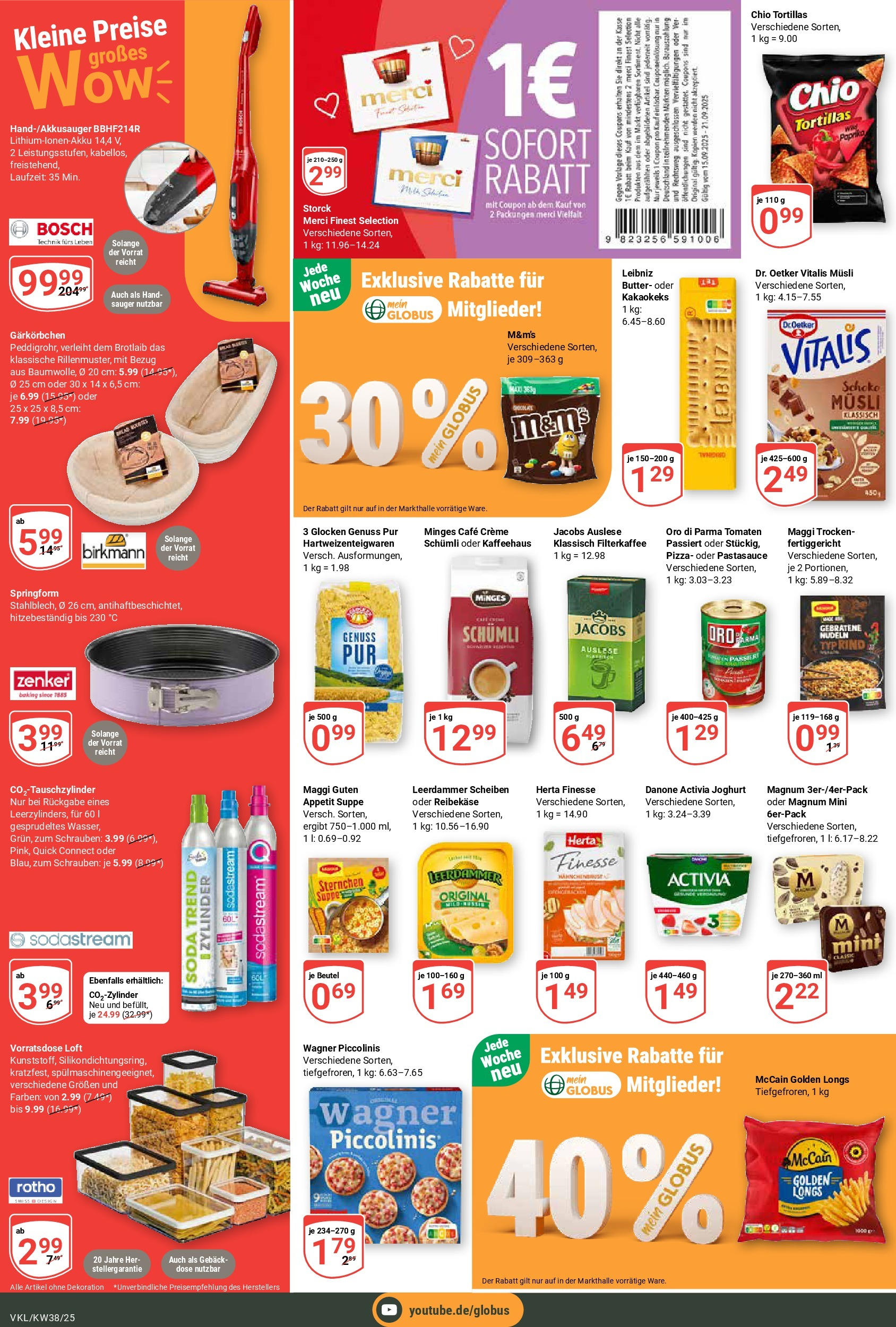 Globus prospekt Völklingen (ab 14.09.2025) » Angebote ab Montag | Seite: 2 | Produkte: Danone activia, Maggi, Leerdammer, Sodastream Globus prospekt Völklingen (ab 14.09.2025) » Angebote online | Seite: 2 | Produkte: Danone activia, Maggi, Leerdammer, Sodastream