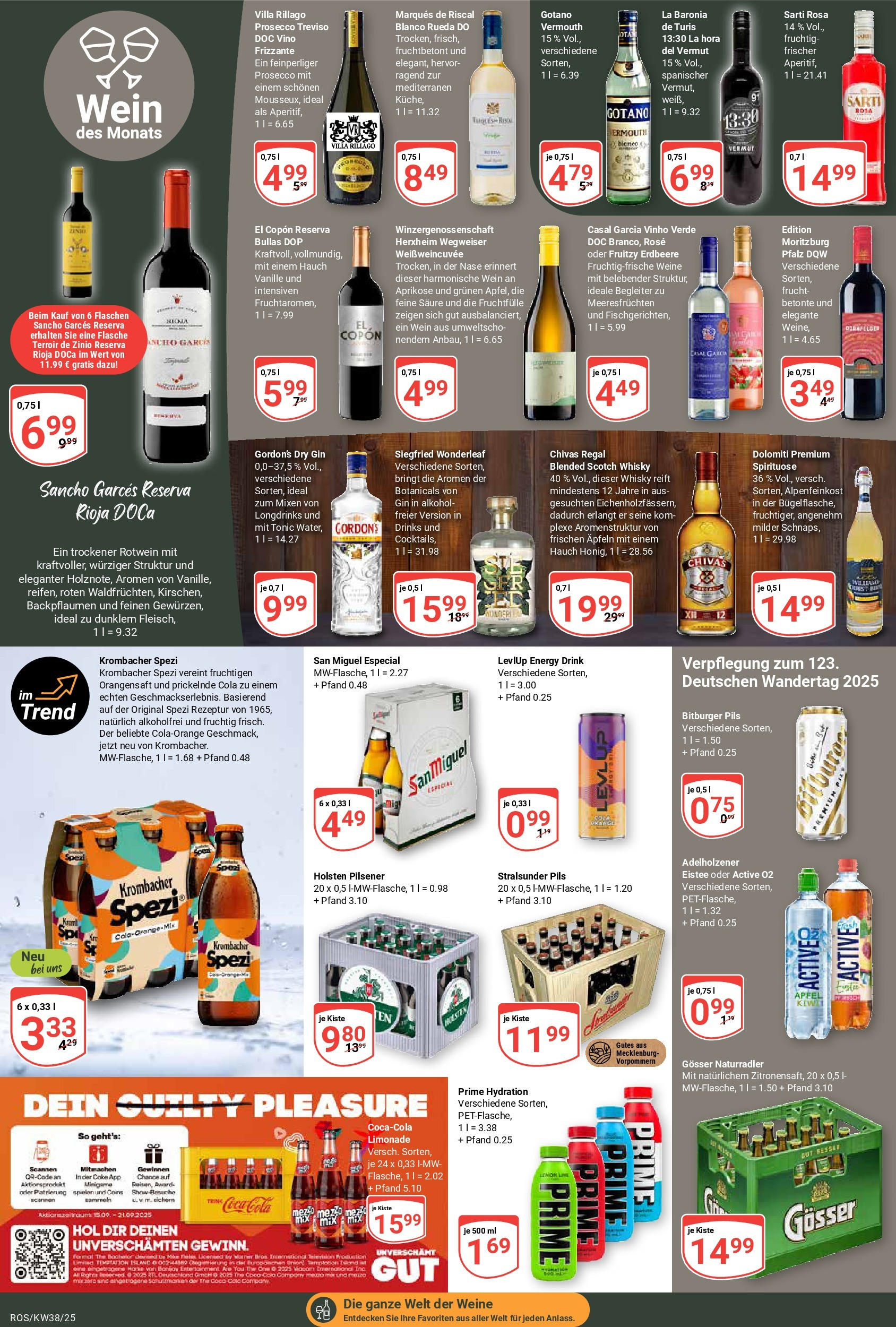 Globus prospekt Lambrechtshagen (ab 14.09.2025) » Angebote ab Montag | Seite: 14 | Produkte: Cola, Regal, Krombacher, Gin Globus prospekt Lambrechtshagen (ab 14.09.2025) » Angebote online | Seite: 14 | Produkte: Cola, Regal, Krombacher, Gin