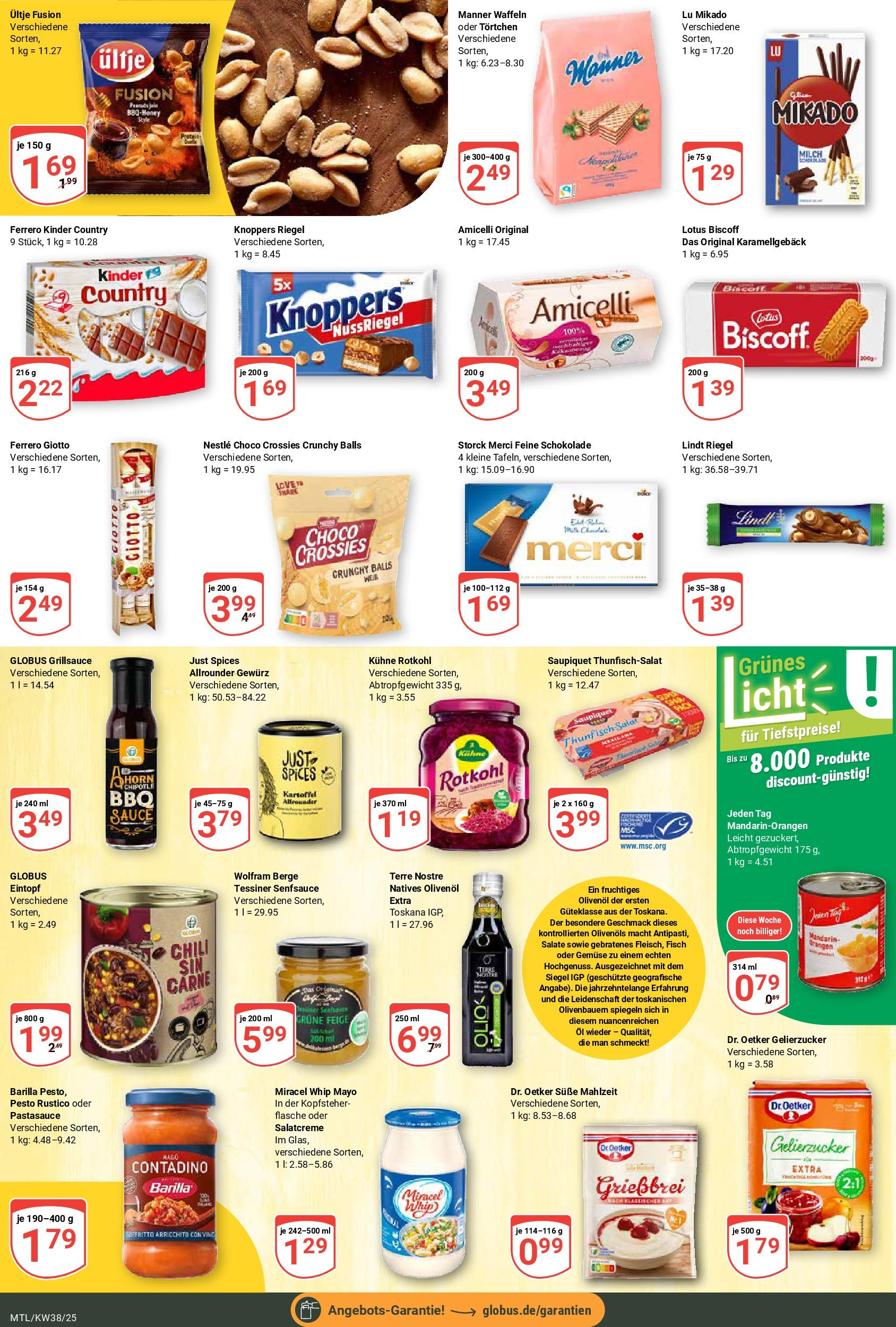 Globus prospekt Maintal-Dörnigheim	 (ab 14.09.2025) » Angebote online | Seite: 13 | Produkte: Merci, Rotkohl, Fisch, Knoppers