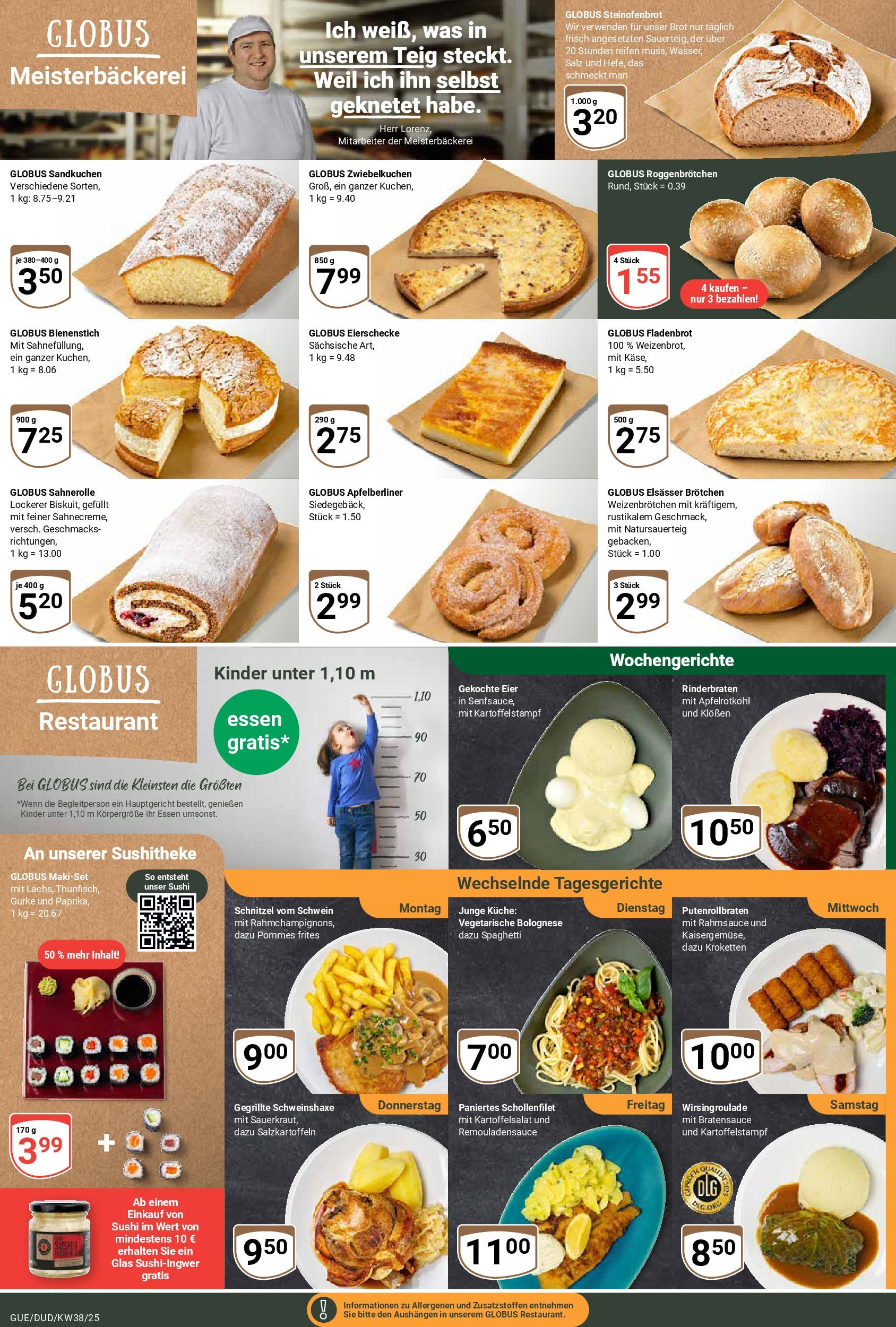 Globus prospekt Saarbrücken-Dudweiler (ab 14.09.2025) » Angebote ab Montag | Seite: 11 | Produkte: Eier, Küche, Pommes frites, Brot Globus prospekt Saarbrücken-Dudweiler (ab 14.09.2025) » Angebote online | Seite: 11 | Produkte: Eier, Küche, Pommes frites, Brot