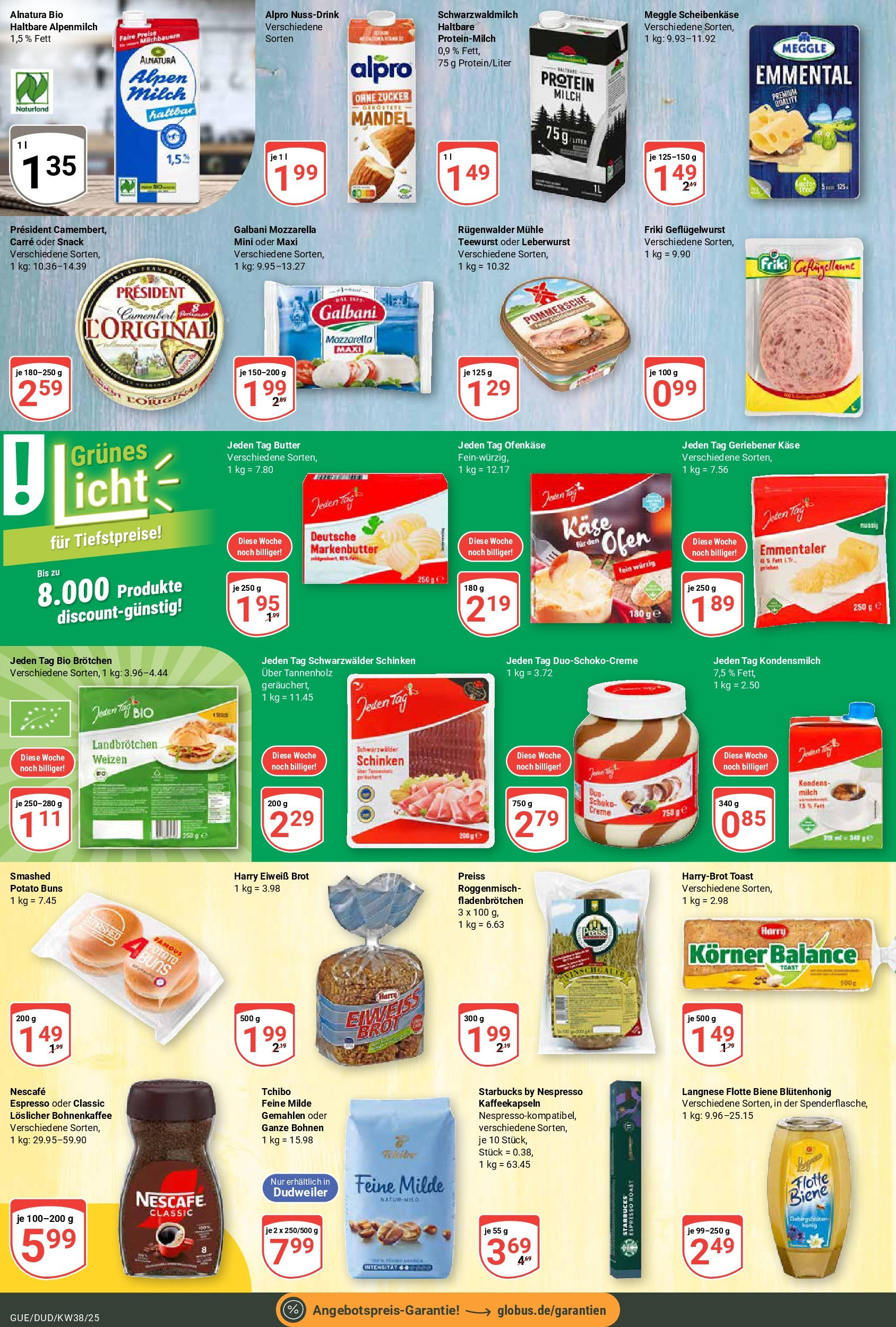 Globus prospekt Saarbrücken-Dudweiler (ab 14.09.2025) » Angebote ab Montag | Seite: 15 | Produkte: Mühle, Milch, Butter, Starbucks Globus prospekt Saarbrücken-Dudweiler (ab 14.09.2025) » Angebote online | Seite: 15 | Produkte: Mühle, Milch, Butter, Starbucks