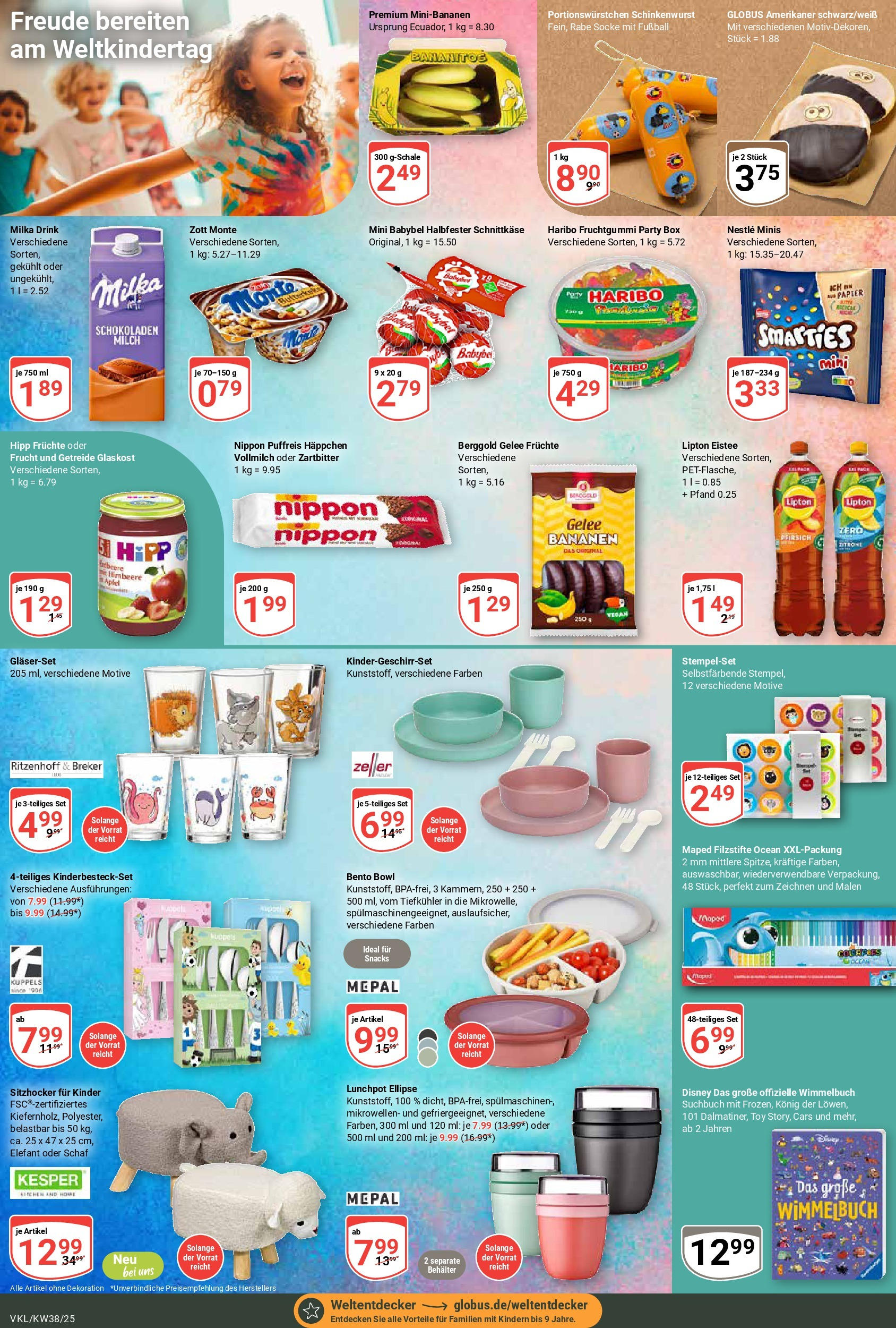 Globus prospekt Völklingen (ab 14.09.2025) » Angebote ab Montag | Seite: 20 | Produkte: Haribo, Smarties, Milka, Fußball Globus prospekt Völklingen (ab 14.09.2025) » Angebote online | Seite: 20 | Produkte: Haribo, Smarties, Milka, Fußball