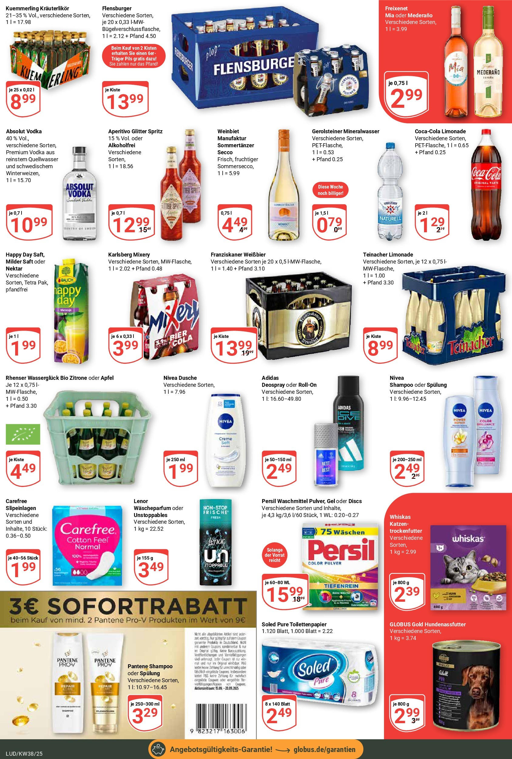 Globus prospekt Ludwigshafen-Oggersheim	 (ab 14.09.2025) » Angebote online | Seite: 3 | Produkte: Creme, Waschmittel, Zitrone, Deospray
