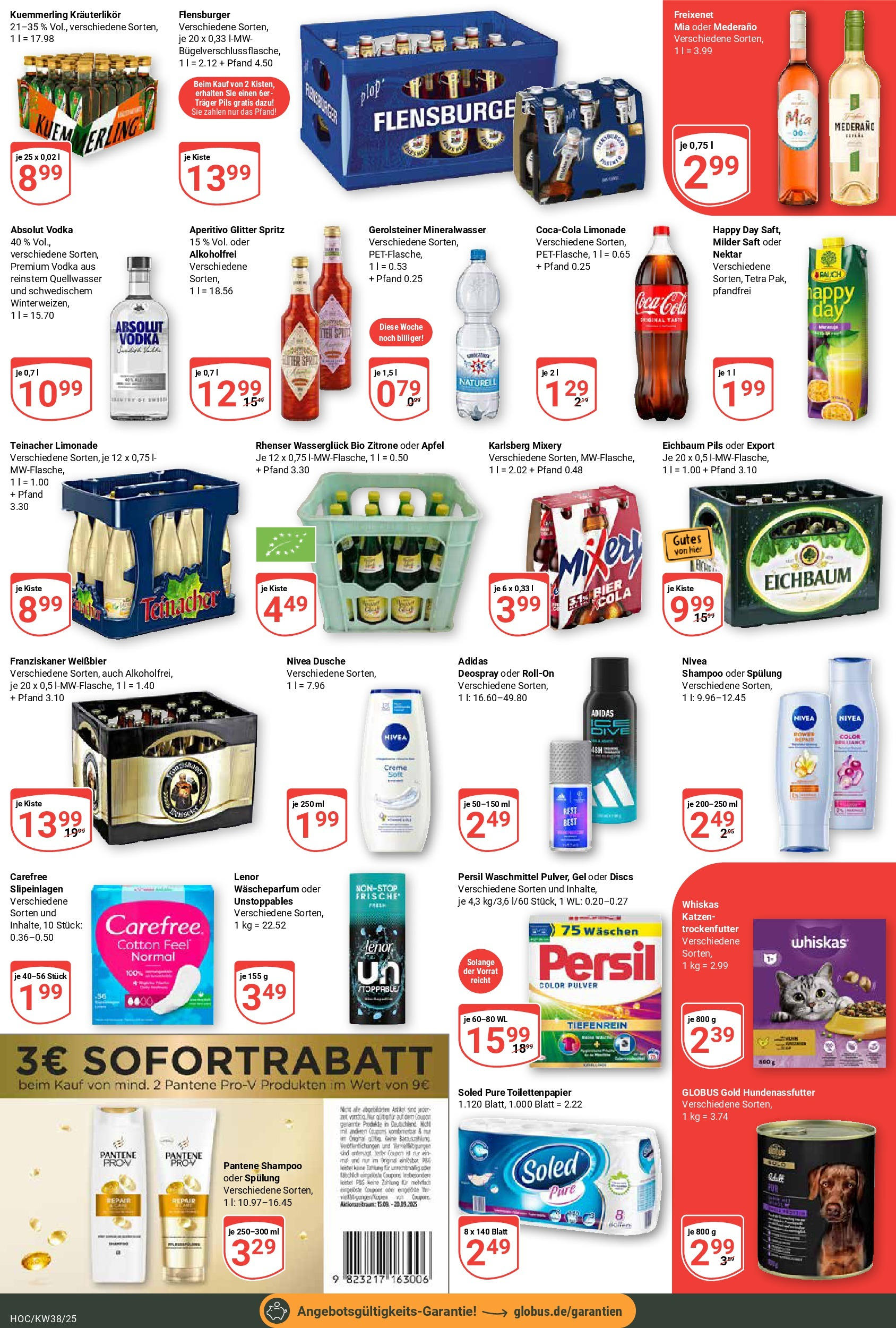 Globus prospekt Hockenheim (ab 14.09.2025) » Angebote ab Montag | Seite: 5 | Produkte: Weißbier, Mineralwasser, Creme, Saft Globus prospekt Hockenheim (ab 14.09.2025) » Angebote online | Seite: 5 | Produkte: Weißbier, Mineralwasser, Creme, Saft