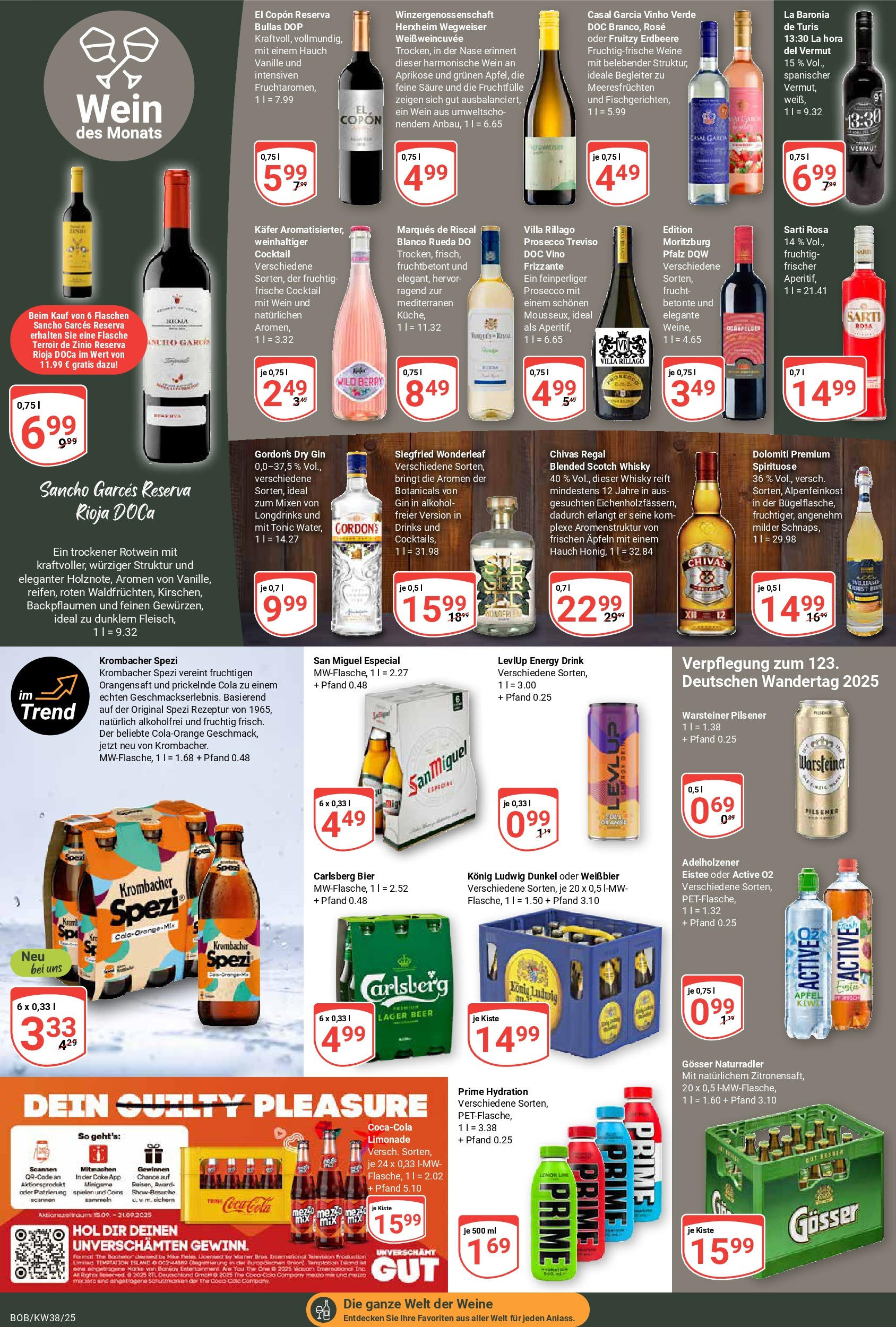Globus prospekt Bobenheim-Roxheim (ab 14.09.2025) » Angebote ab Montag | Seite: 14 | Produkte: Coca cola, Rotwein, Limonade, Prosecco Globus prospekt Bobenheim-Roxheim (ab 14.09.2025) » Angebote online | Seite: 14 | Produkte: Coca cola, Rotwein, Limonade, Prosecco