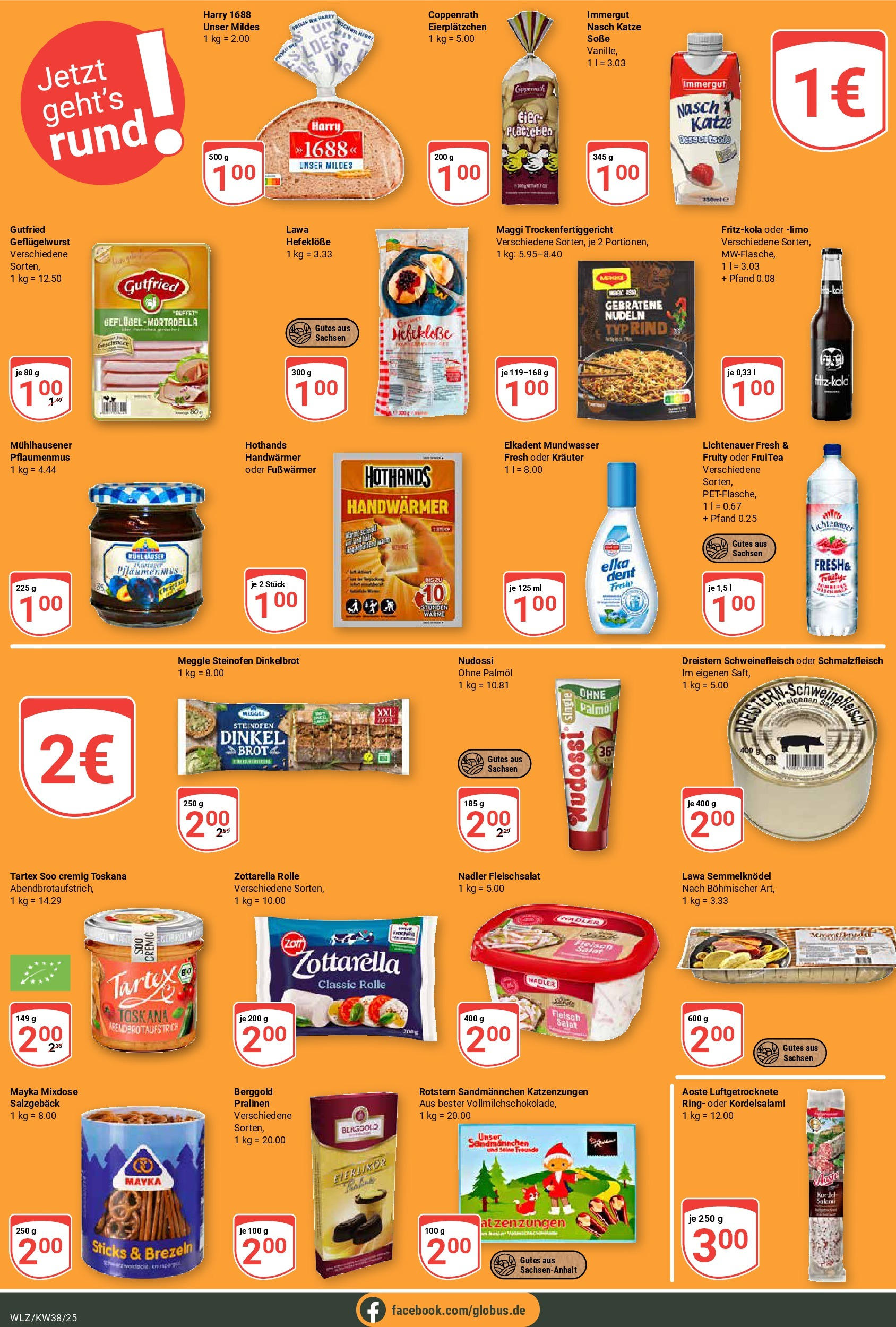 Globus prospekt Weischlitz	 (ab 14.09.2025) » Angebote online | Seite: 25