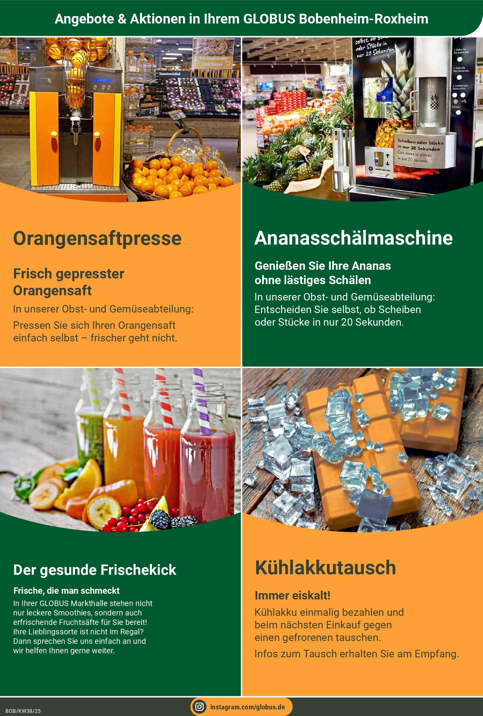 Globus prospekt Bobenheim-Roxheim (ab 14.09.2025) » Angebote ab Montag | Seite: 22 | Produkte: Regal, Ananas, Orangensaft, Obst Globus prospekt Bobenheim-Roxheim (ab 14.09.2025) » Angebote online | Seite: 22 | Produkte: Regal, Ananas, Orangensaft, Obst