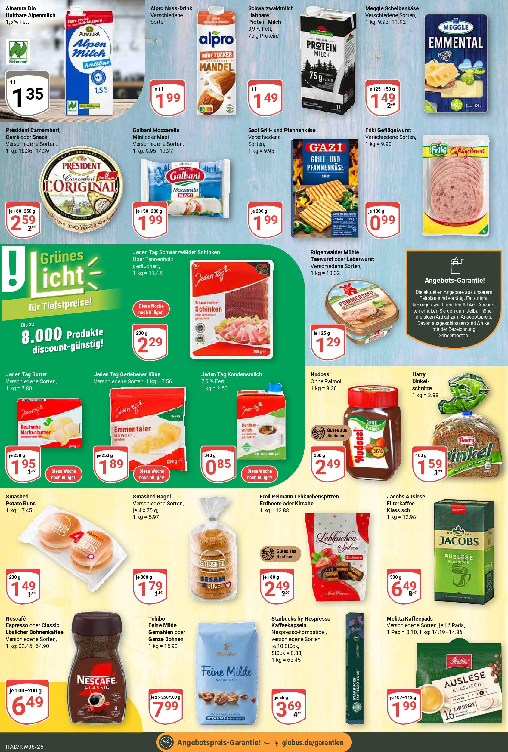 Globus prospekt Halle (saale) (ab 14.09.2025) » Angebote ab Montag | Seite: 9 | Produkte: Grill, Milch, Käse, Schinken Globus prospekt Halle (saale) (ab 14.09.2025) » Angebote online | Seite: 9 | Produkte: Grill, Milch, Käse, Schinken