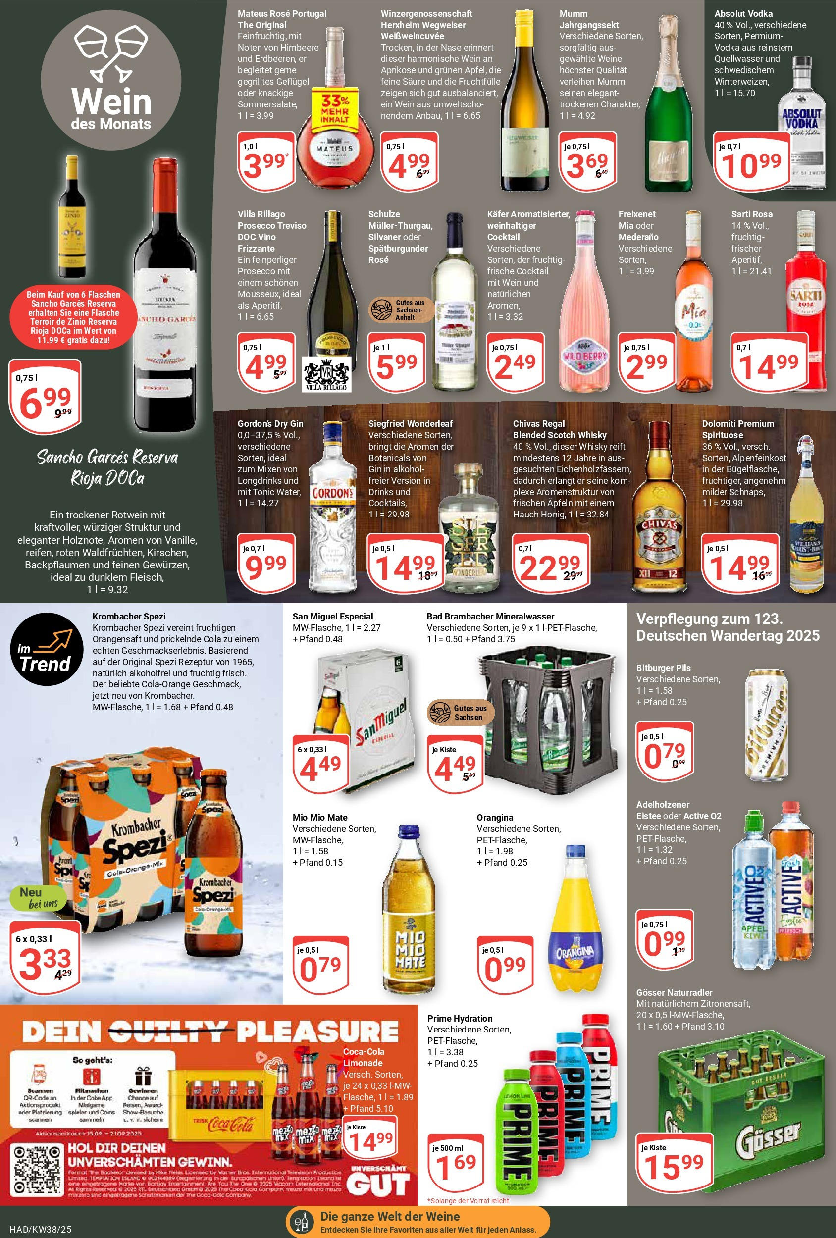Globus prospekt Halle (saale) (ab 14.09.2025) » Angebote ab Montag | Seite: 14 | Produkte: Bitburger, Regal, Limonade, Vodka Globus prospekt Halle (saale) (ab 14.09.2025) » Angebote online | Seite: 14 | Produkte: Bitburger, Regal, Limonade, Vodka
