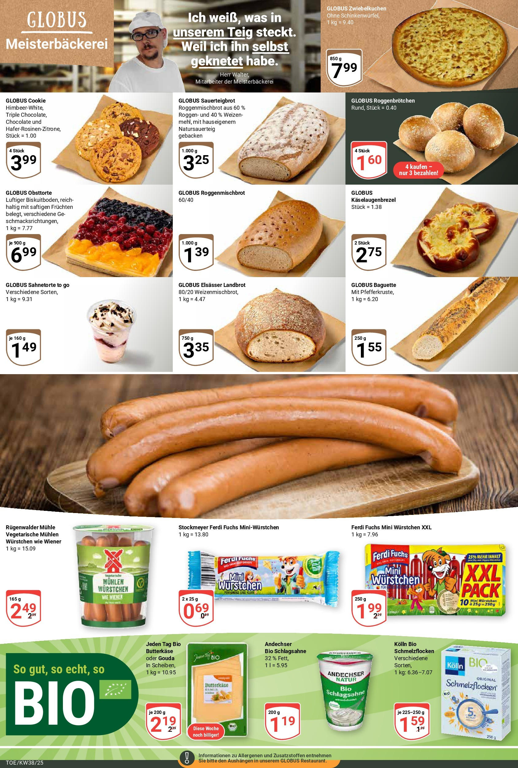 Globus prospekt Tönisvorst	 (ab 14.09.2025) » Angebote online | Seite: 5 | Produkte: Mühle, Kolln, Gouda, Baguette