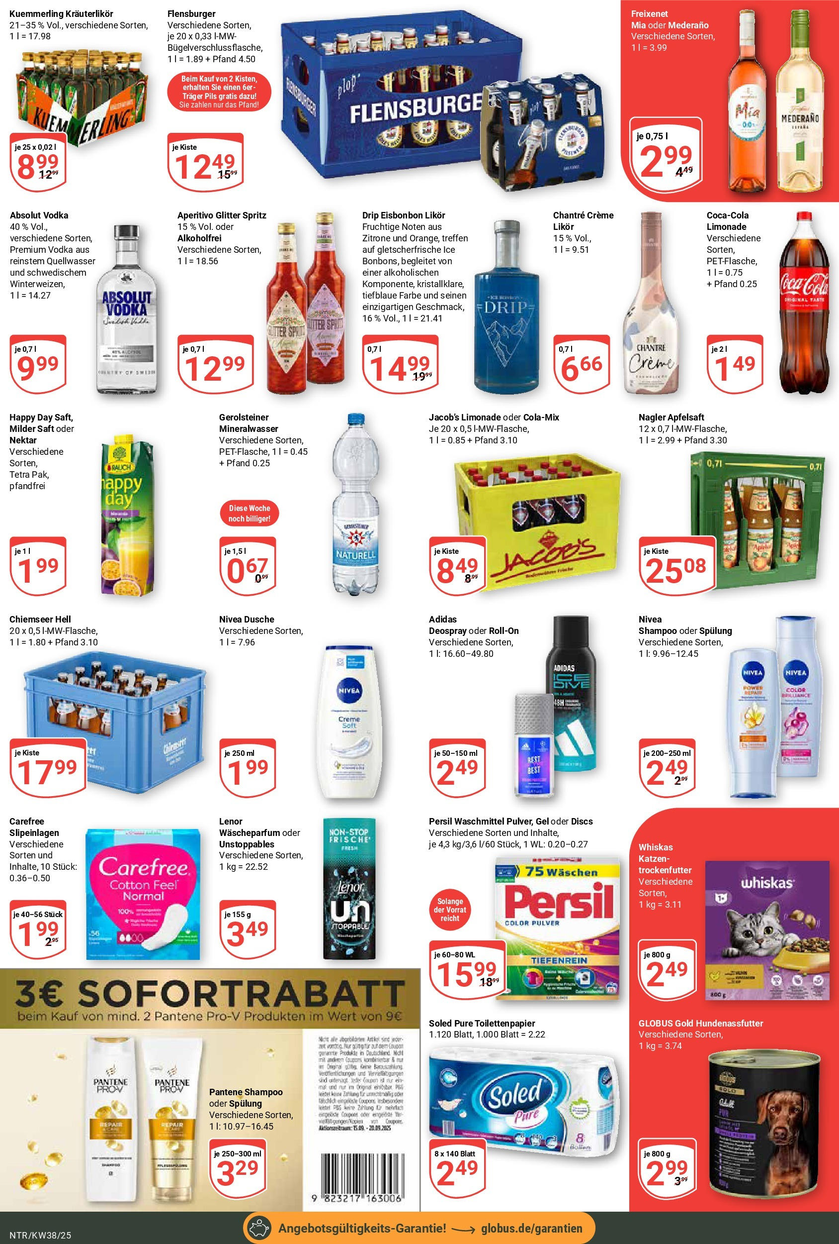 Globus prospekt Neutraubling (ab 14.09.2025) » Angebote ab Montag | Seite: 3 | Produkte: Freixenet, Kuemmerling, Deospray, Saft Globus prospekt Neutraubling (ab 14.09.2025) » Angebote online | Seite: 3 | Produkte: Freixenet, Kuemmerling, Deospray, Saft