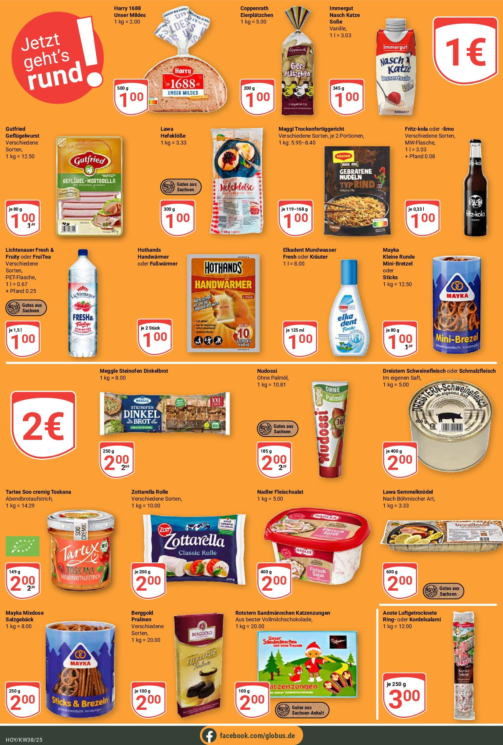 Globus prospekt Hoyerswerda	 (ab 14.09.2025) » Angebote online | Seite: 24 | Produkte: Eier, Schweinefleisch, Nudeln, Salat