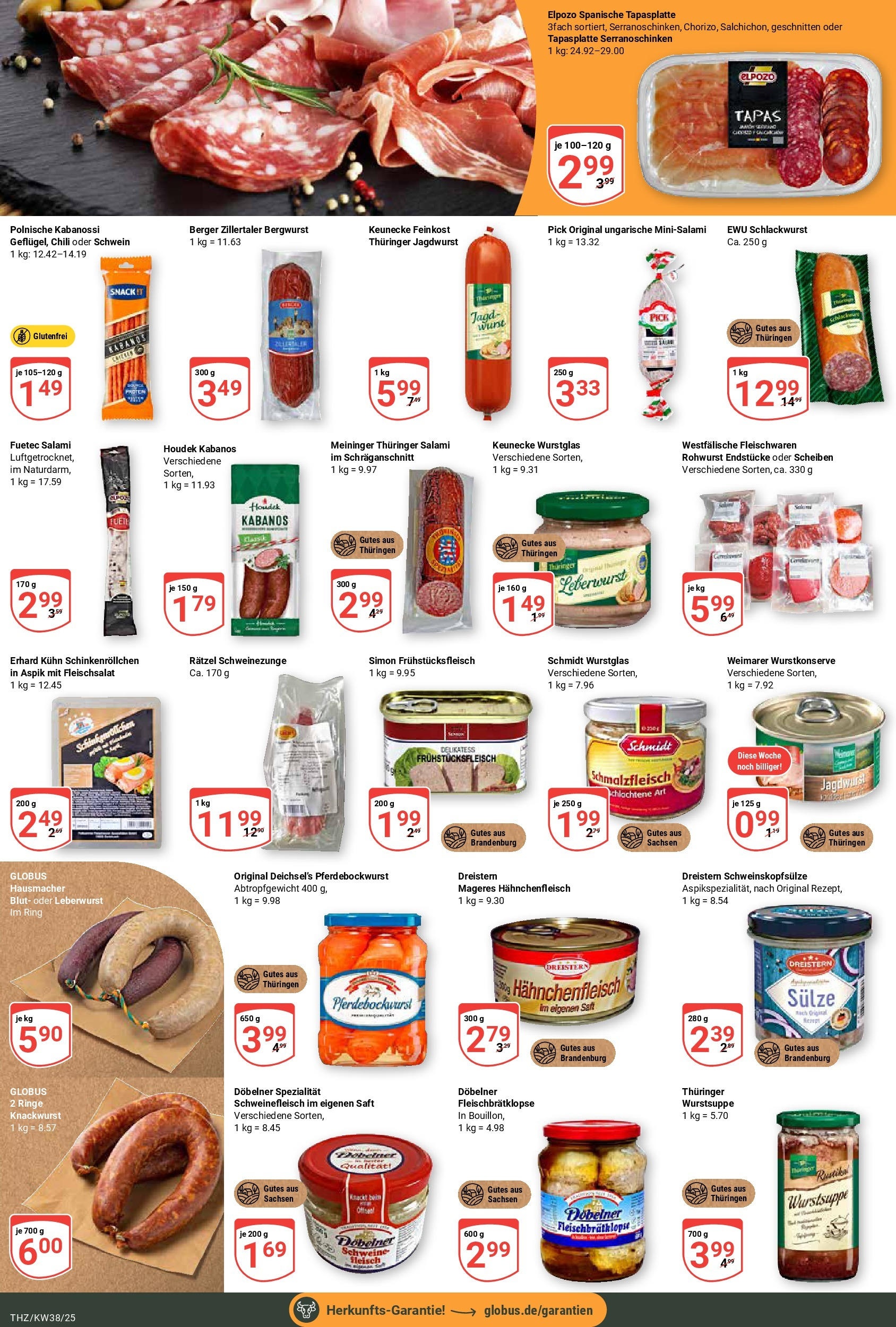 Globus prospekt Zeitz (ab 14.09.2025) » Angebote ab Montag | Seite: 9 | Produkte: Chili, Saft, Schweinefleisch, Fleisch Globus prospekt Zeitz (ab 14.09.2025) » Angebote online | Seite: 9 | Produkte: Chili, Saft, Schweinefleisch, Fleisch