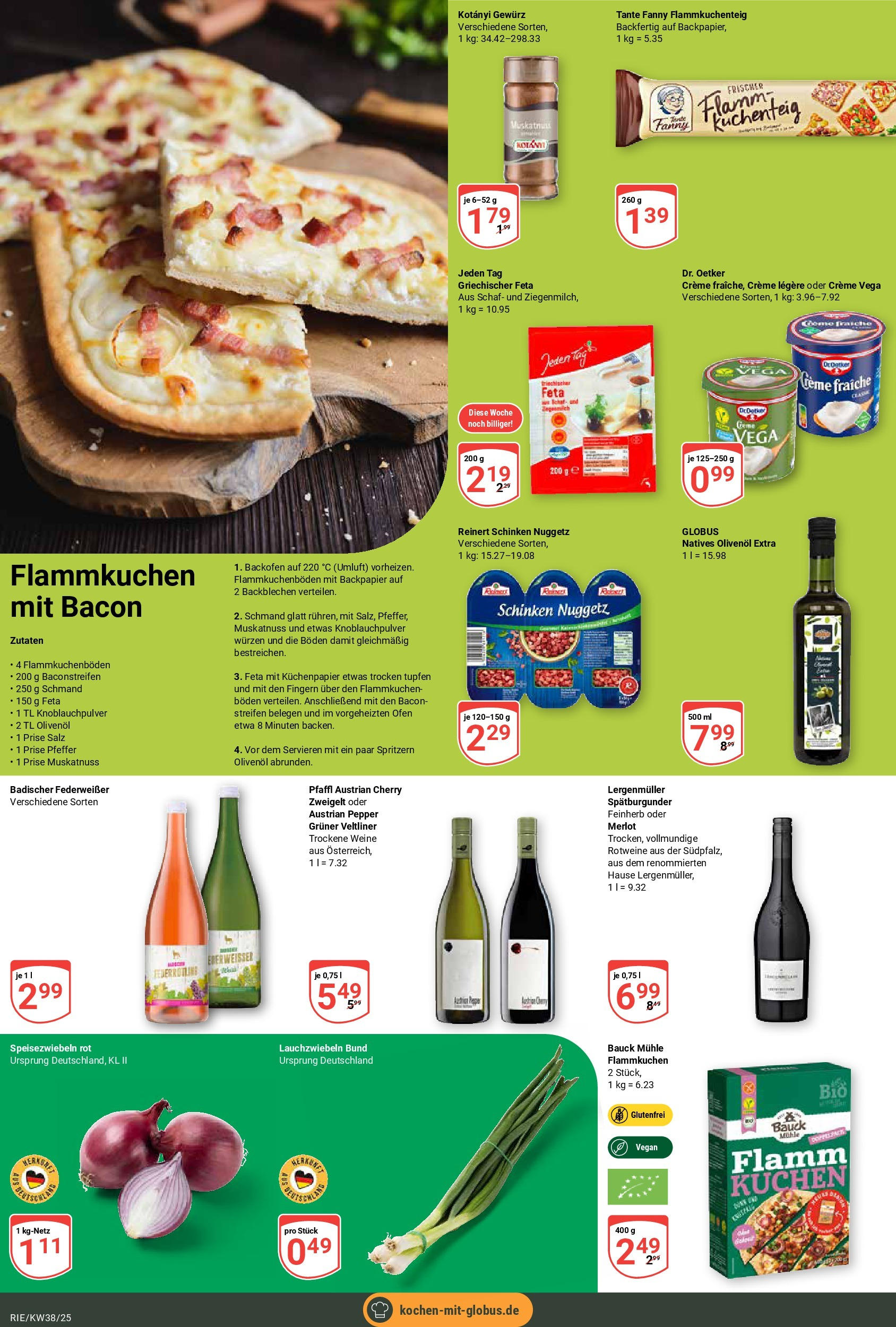 Globus prospekt Bochum-Riemke	 (ab 14.09.2025) » Angebote online | Seite: 13 | Produkte: Ofen, Feta, Backofen, Kuchen