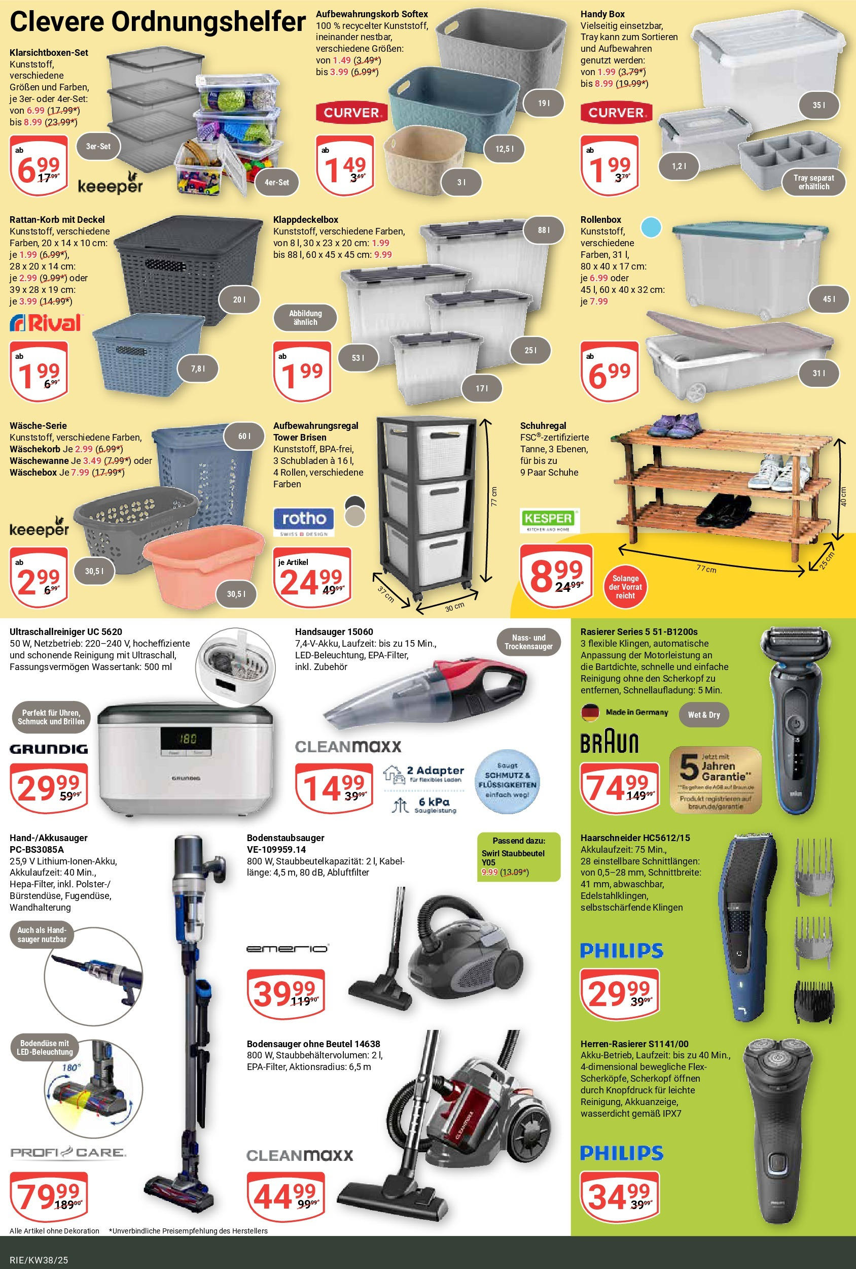 Globus prospekt Bochum-Riemke	 (ab 14.09.2025) » Angebote online | Seite: 22 | Produkte: Adapter, Philips, Rasierer, Box