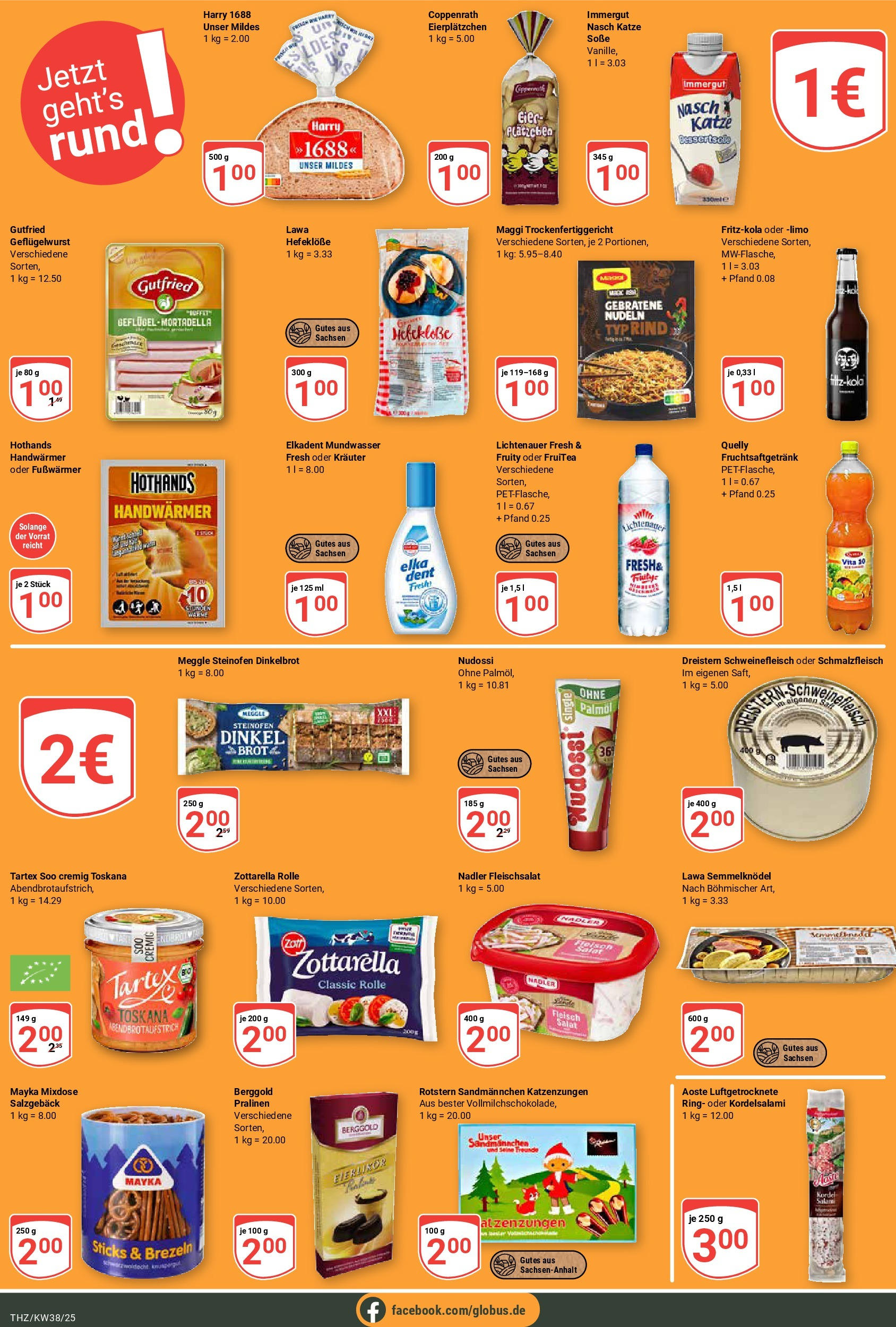 Globus prospekt Zeitz (ab 14.09.2025) » Angebote ab Montag | Seite: 24 | Produkte: Maggi, Mundwasser, Brot, Schweinefleisch Globus prospekt Zeitz (ab 14.09.2025) » Angebote online | Seite: 24 | Produkte: Maggi, Mundwasser, Brot, Schweinefleisch