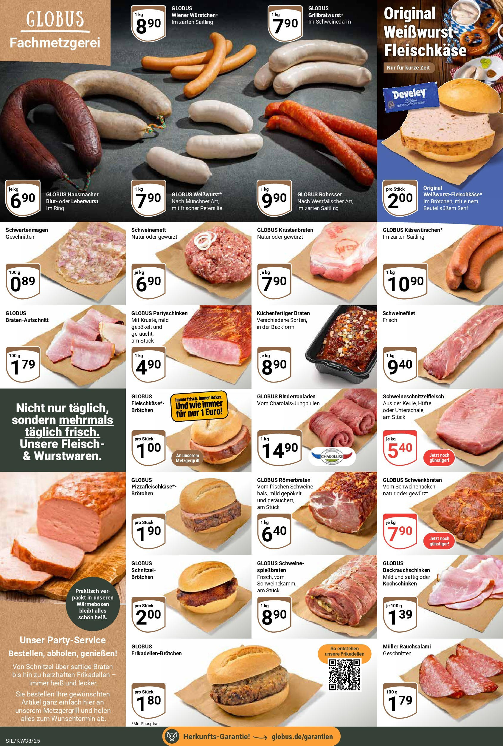 Globus prospekt Siegen	 (ab 14.09.2025) » Angebote online | Seite: 9 | Produkte: Rinderrouladen, Schnitzel, Schweinefilet, Petersilie