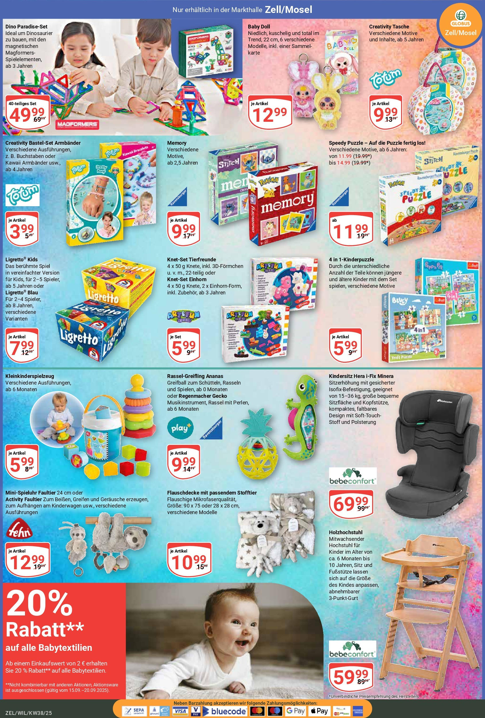 Globus prospekt Wittlich	 (ab 14.09.2025) » Angebote online | Seite: 21 | Produkte: Spiel, Tasche, Ananas