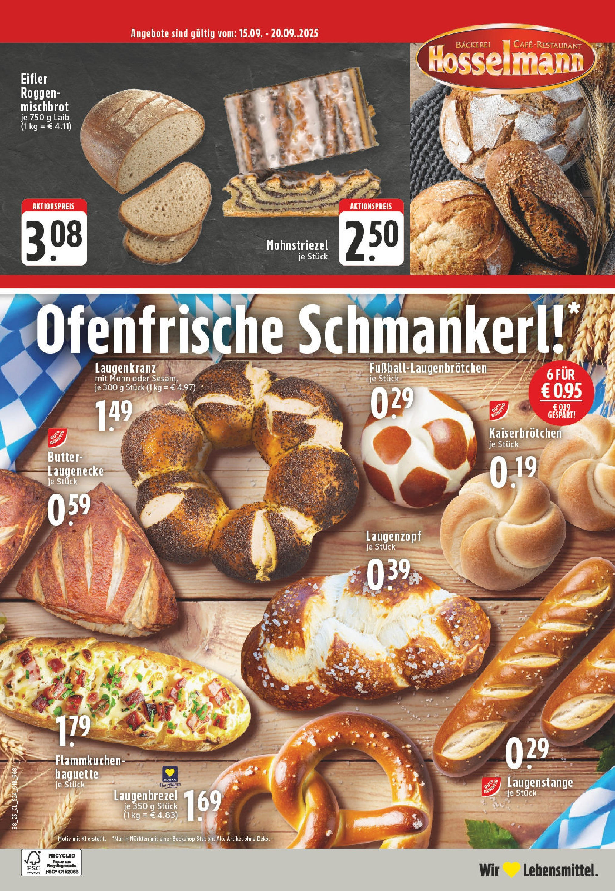 Edeka prospekt Beckum - Neubeckum (ab 14.09.2025) » Angebote Online | Seite: 26 | Produkte: Bäckerei, Butter, Baguette, Ofenfrische Edeka prospekt Beckum - Neubeckum (ab 14.09.2025) » Angebote Online | Seite: 26 | Produkte: Bäckerei, Butter, Baguette, Ofenfrische